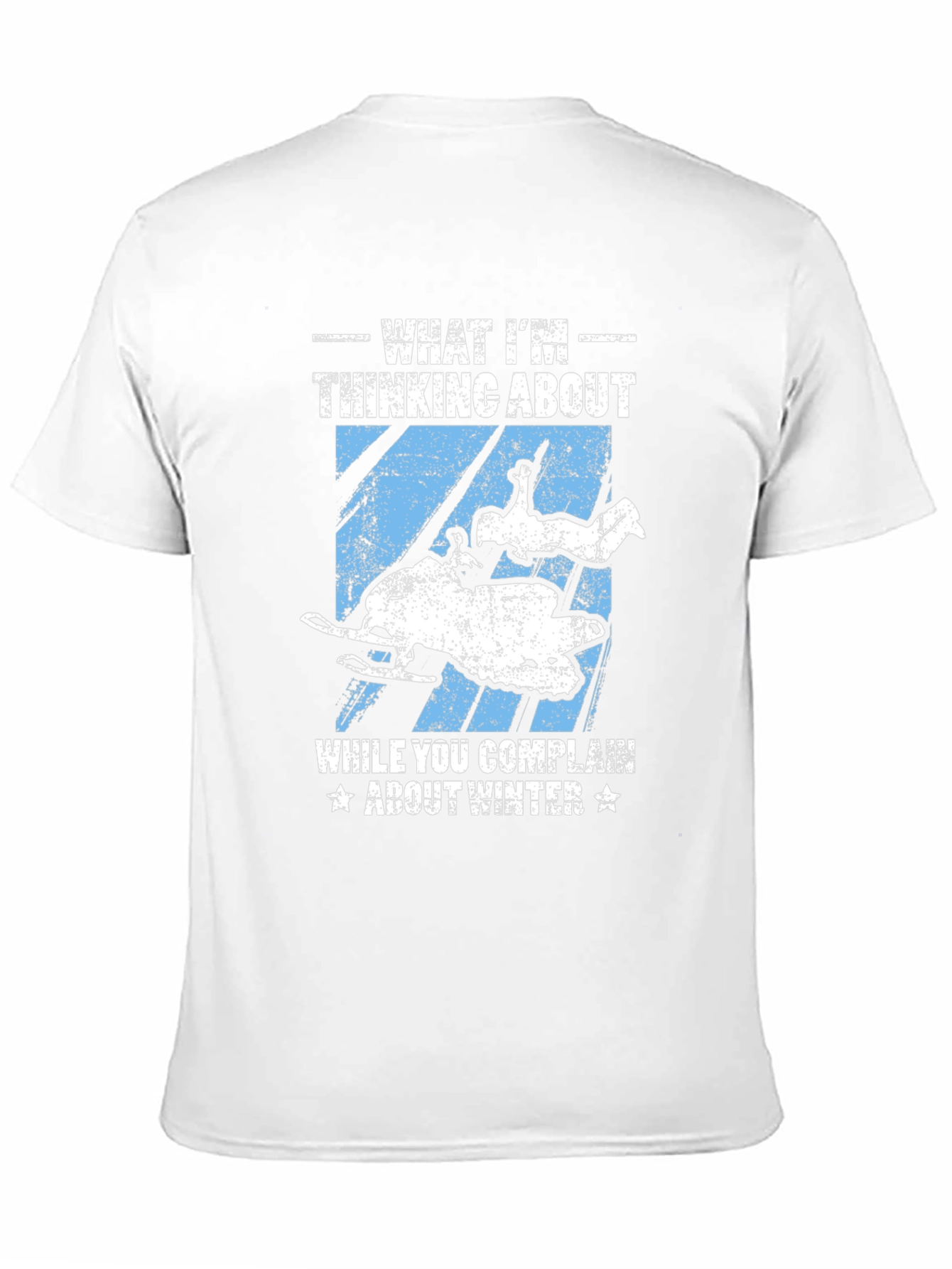 Winter Snowmobile T-Shirt - What Im Thinking About