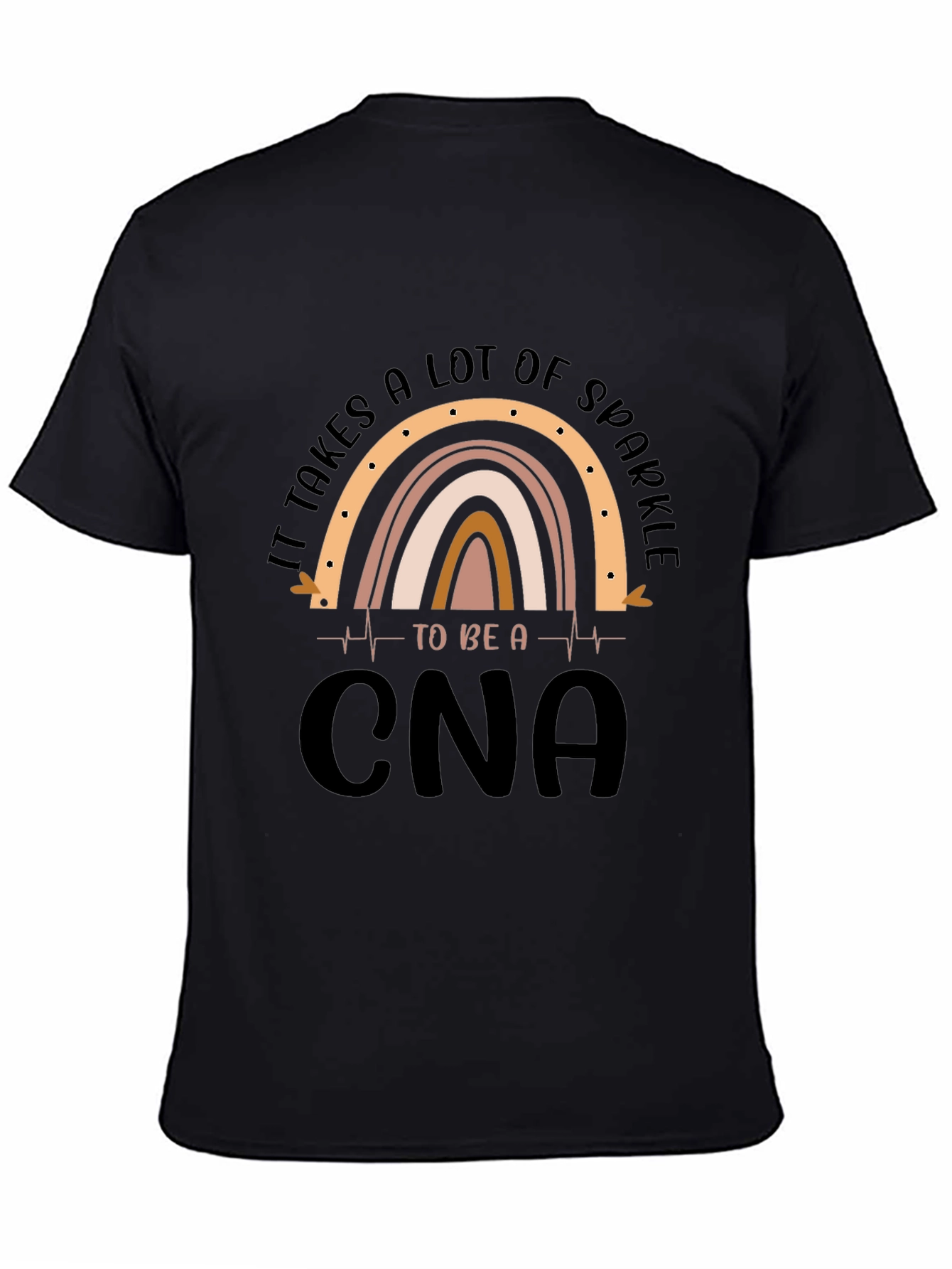 Sparkle CNA Graphic Tee - Certified Nursing Assistant Apparel