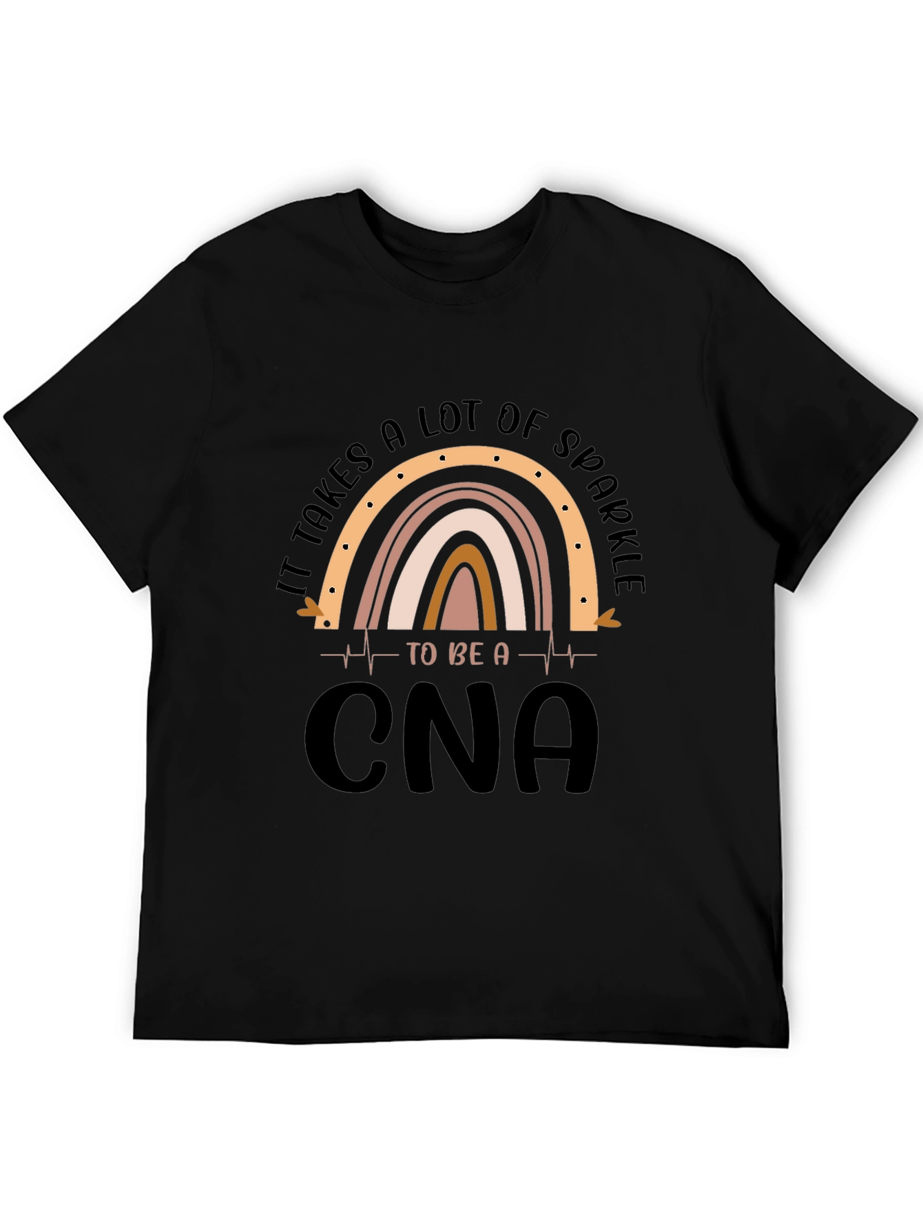 Sparkle CNA Graphic Tee - Certified Nursing Assistant Apparel