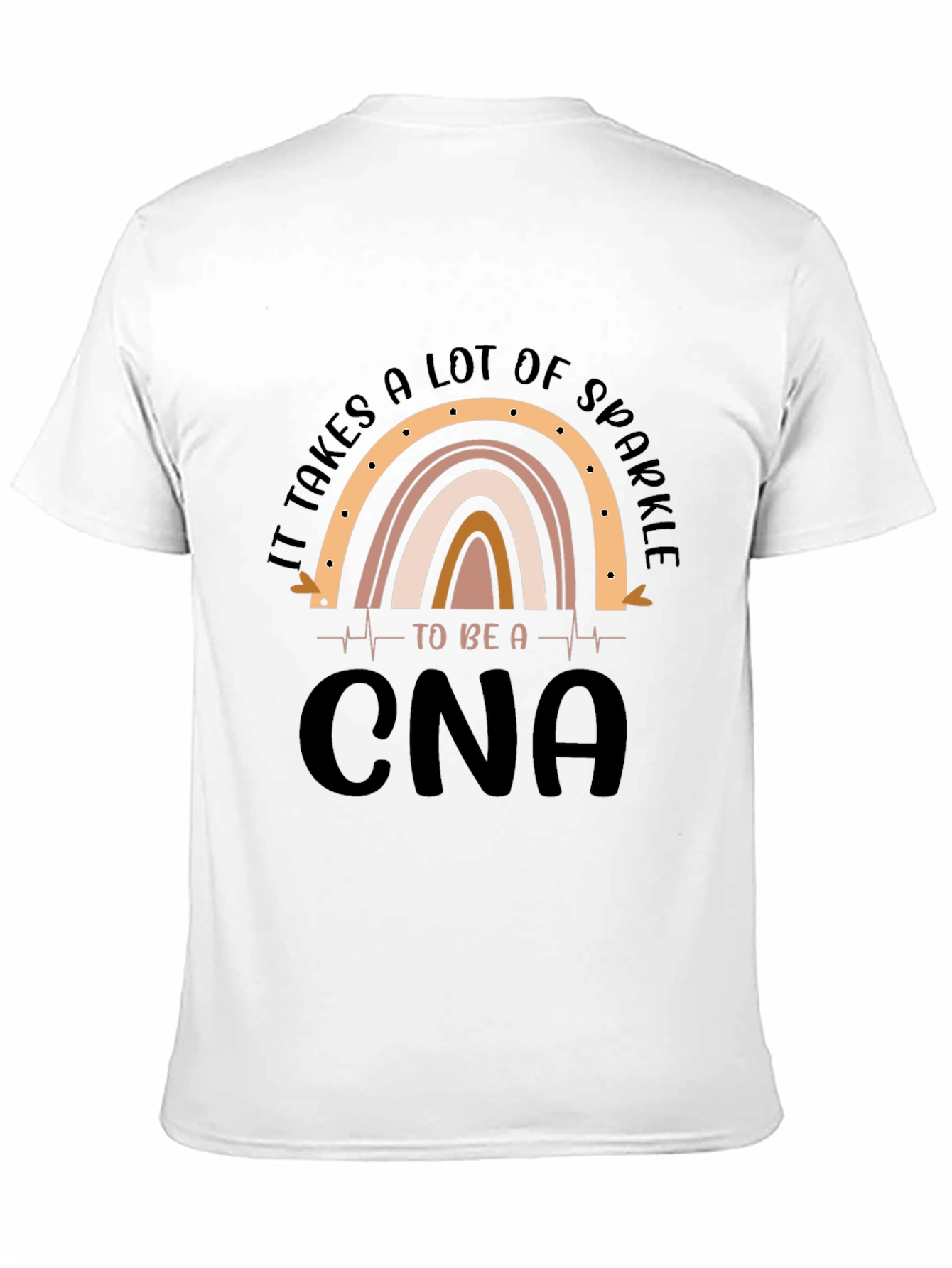 Sparkle CNA Graphic Tee - Certified Nursing Assistant Apparel