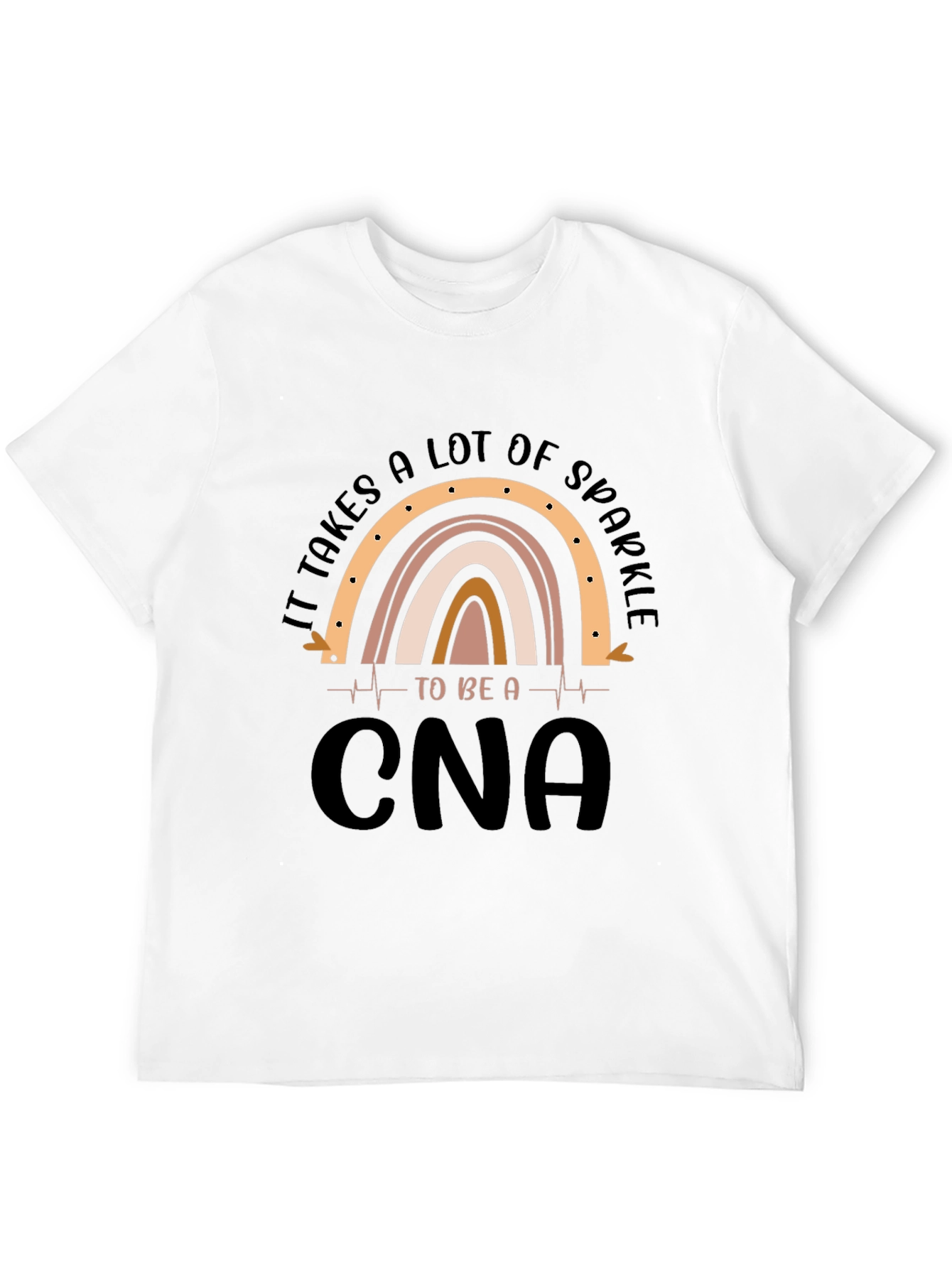 Sparkle CNA Graphic Tee - Certified Nursing Assistant Apparel