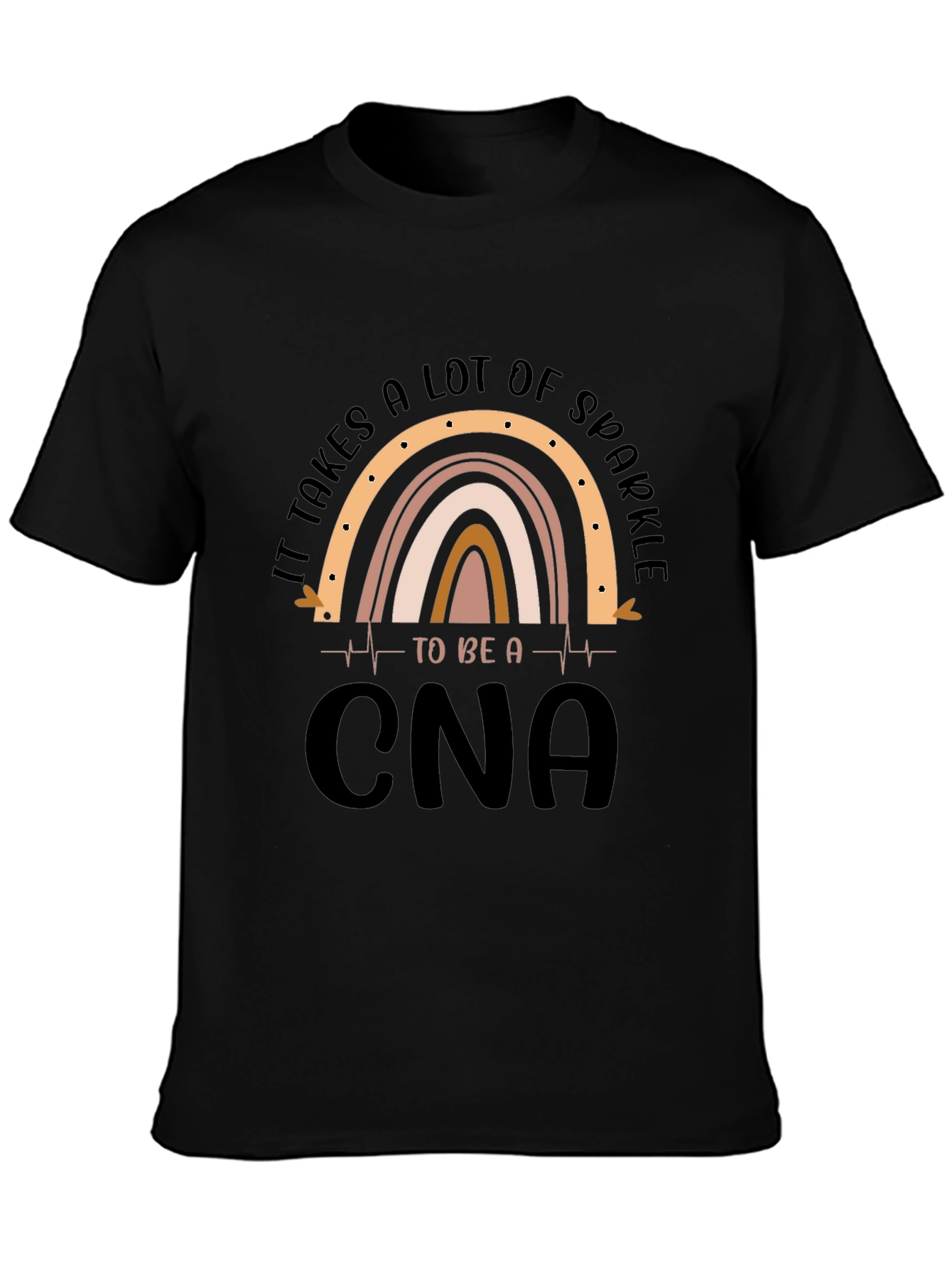 Sparkle CNA Graphic Tee - Certified Nursing Assistant Apparel