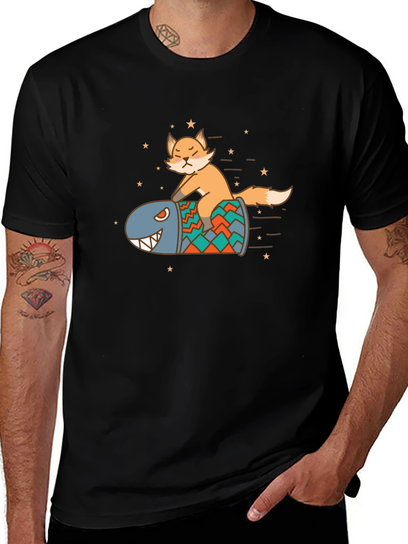 Fox Riding Bullet T-Shirt