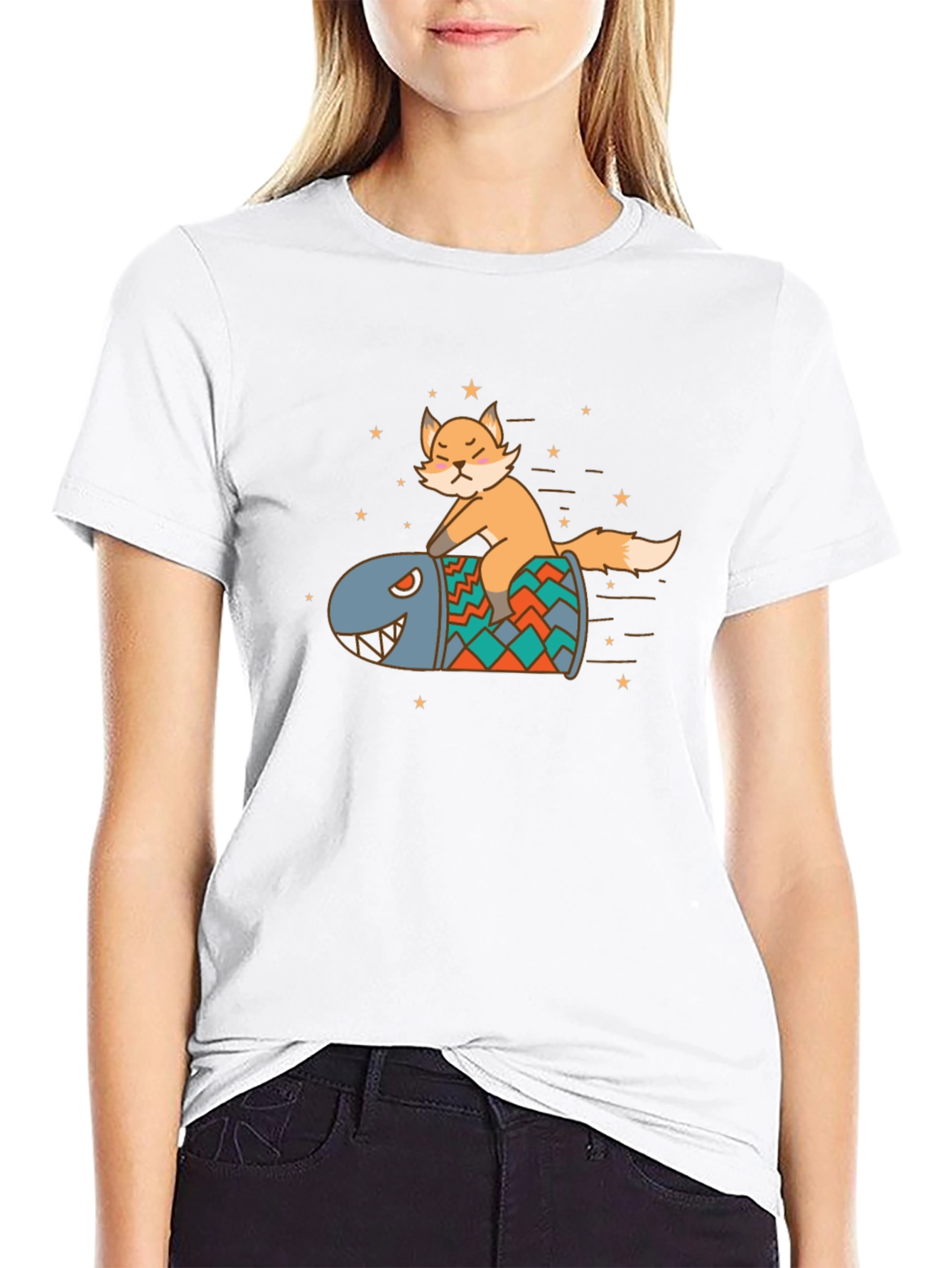 Fox Riding Bullet T-Shirt