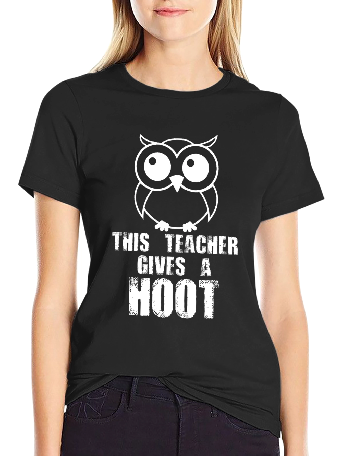 Teacher Owl T-Shirt - This Teacher Gives A Hoot