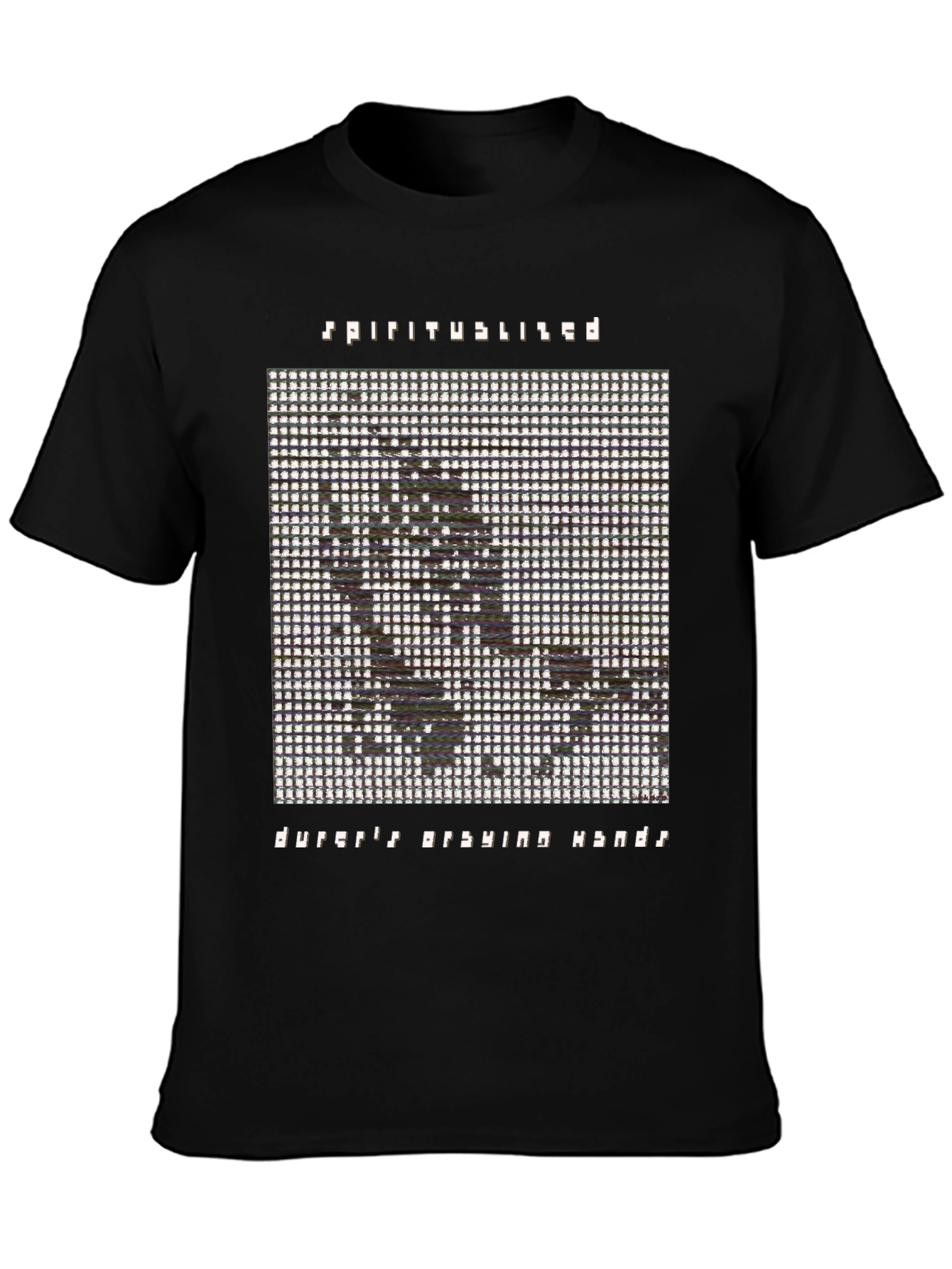 Spiritualized Durers Praying Hands Black T-Shirt