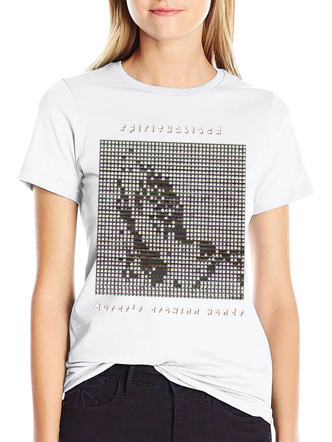 Spiritualized Durers Praying Hands Black T-Shirt