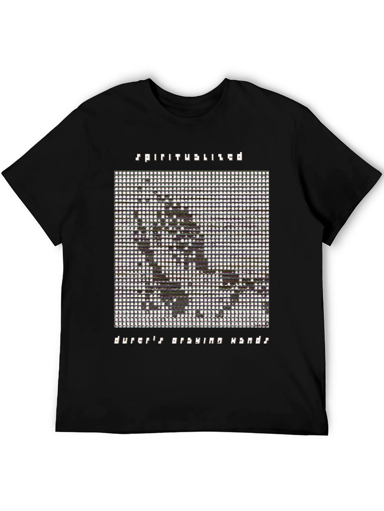 Spiritualized Durers Praying Hands Black T-Shirt
