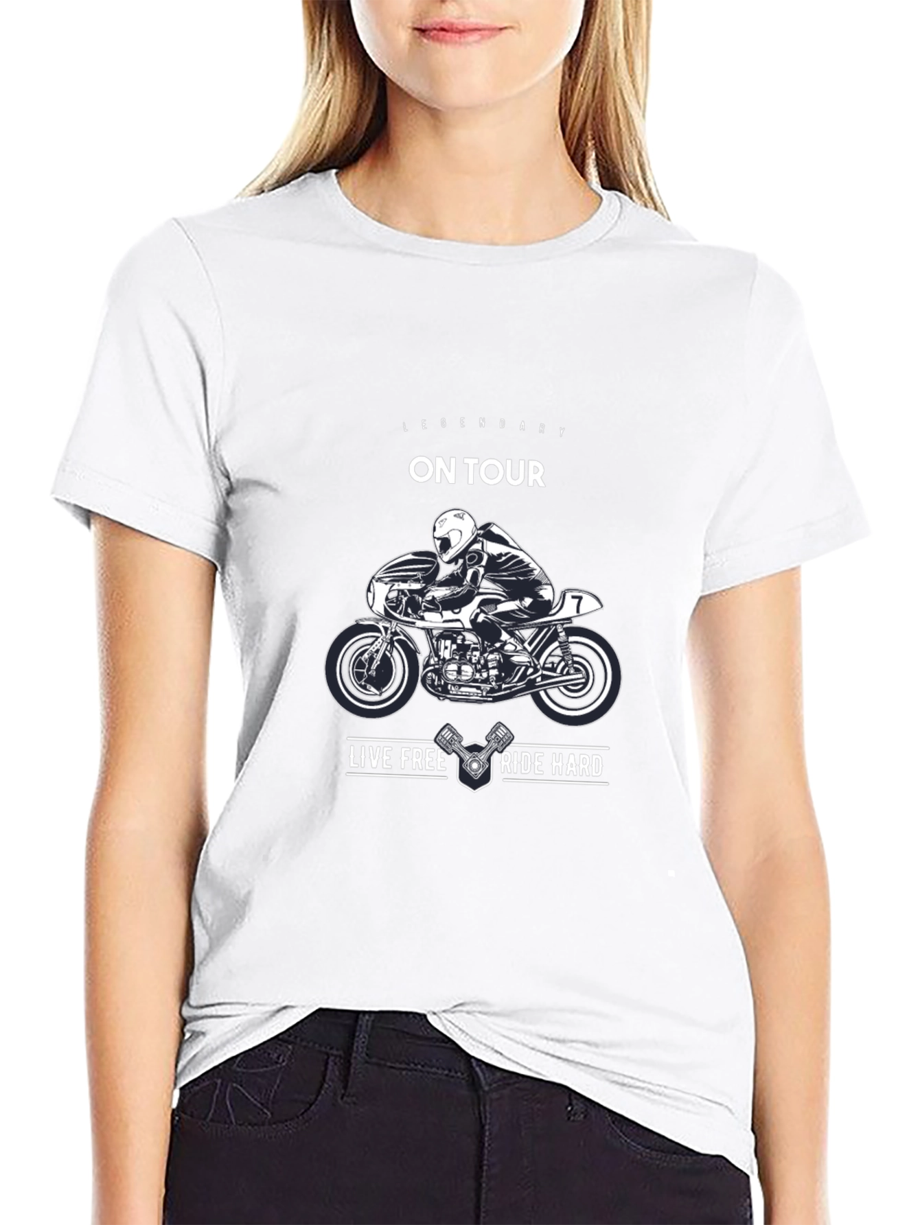 Legendary On Tour Motorcycle Graphic T-Shirt