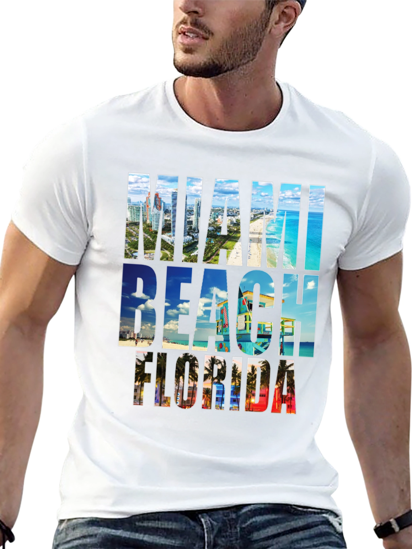 Miami Beach Florida Graphic Tee