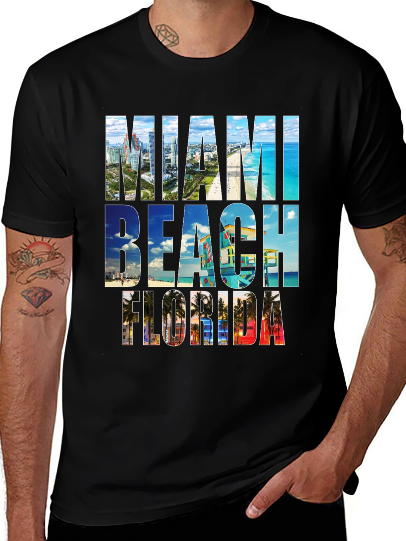 Miami Beach Florida Graphic Tee