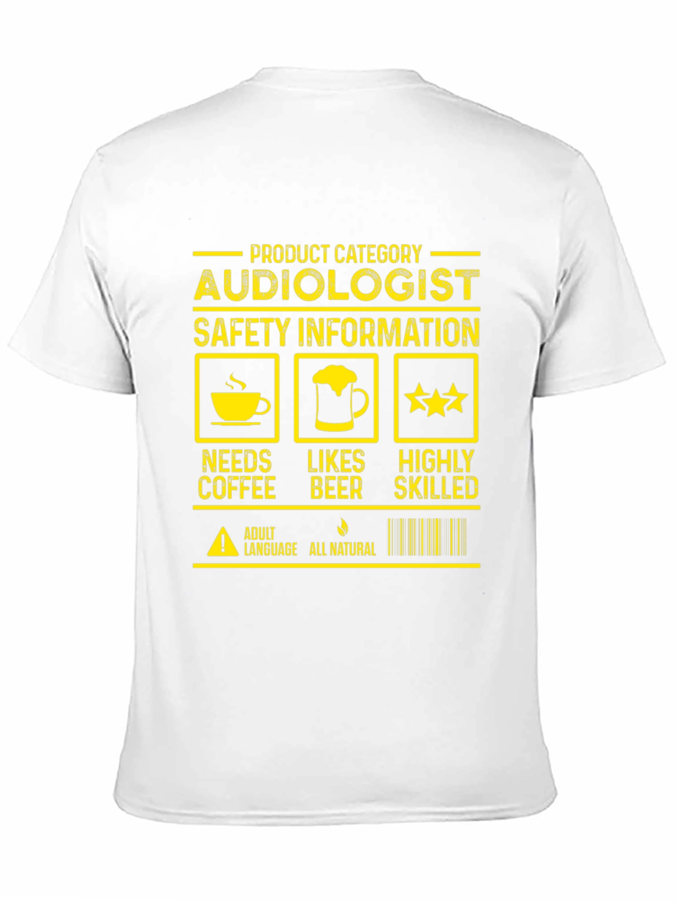 Audiologist Needs Coffee Likes Beer Highly Skilled T-Shirt