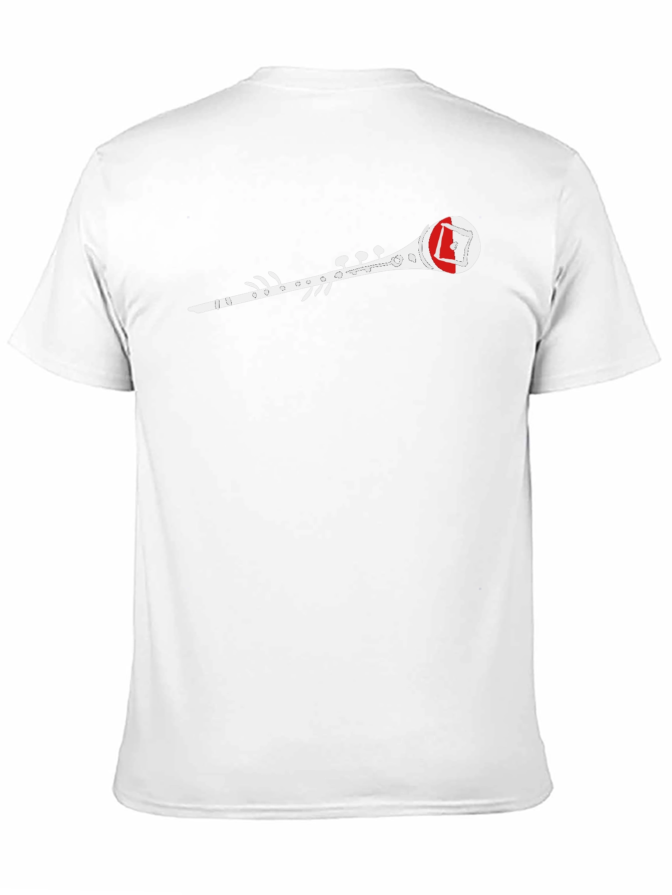 Clarinet Graphic Tee - Cool Music Lover Shirt