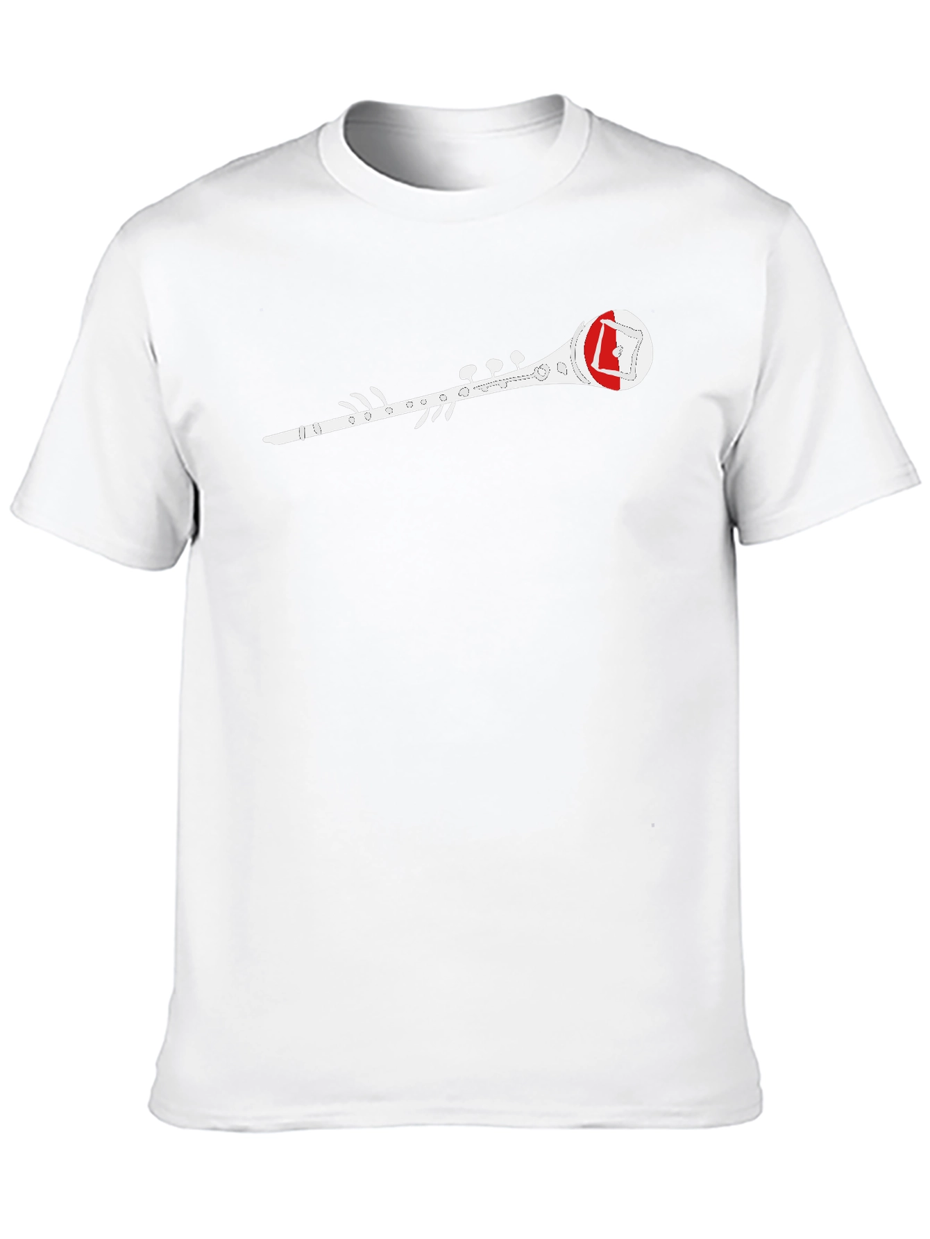 Clarinet Graphic Tee - Cool Music Lover Shirt