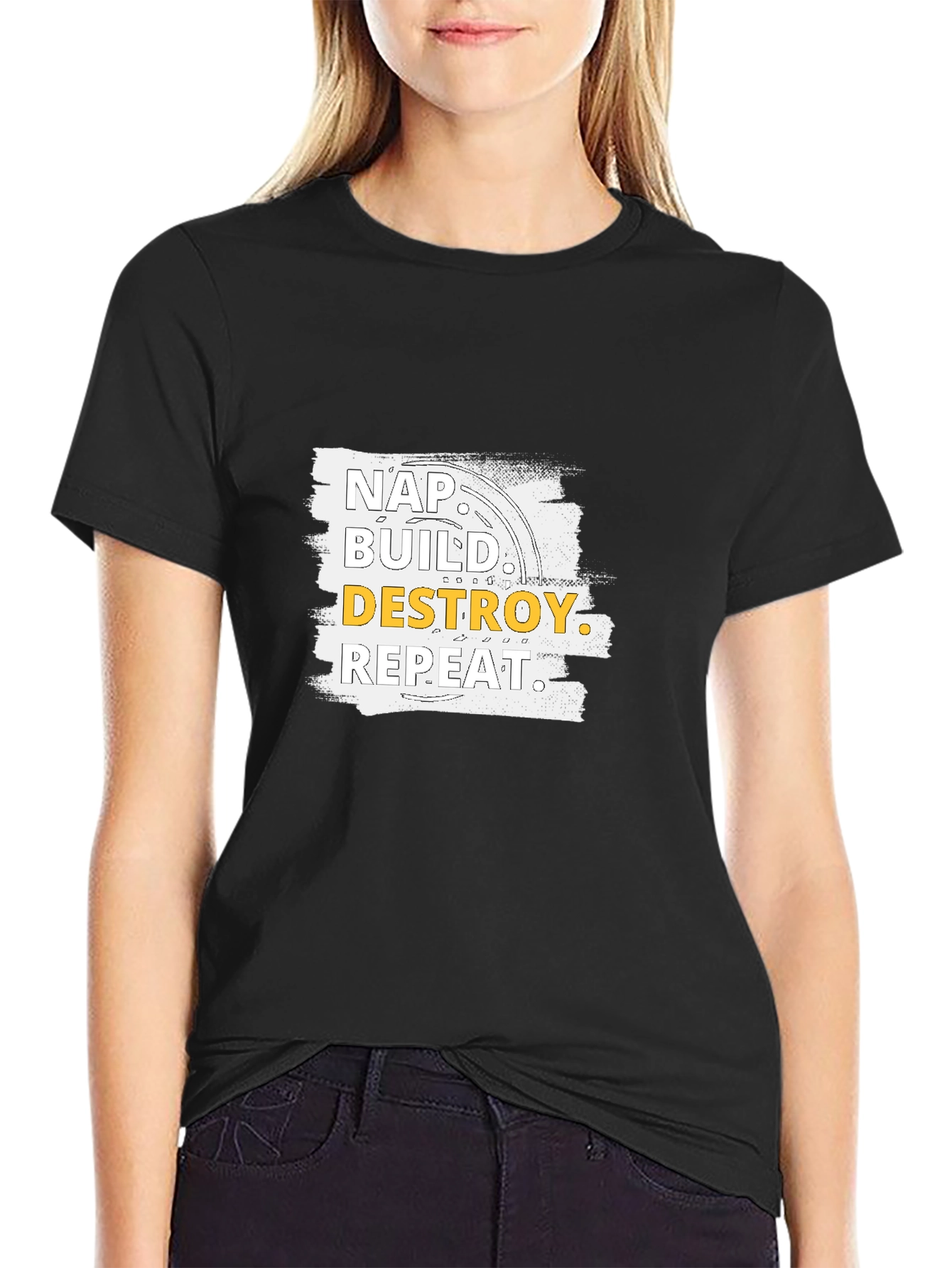 Nap Build Destroy Repeat T-Shirt