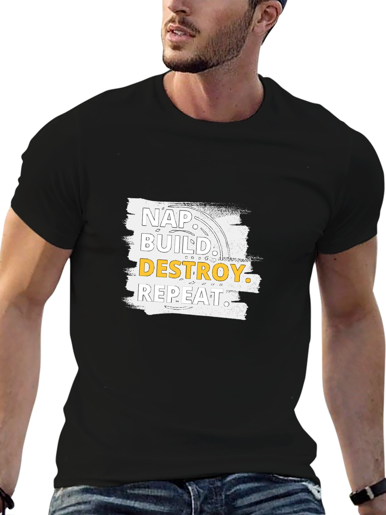 Nap Build Destroy Repeat T-Shirt