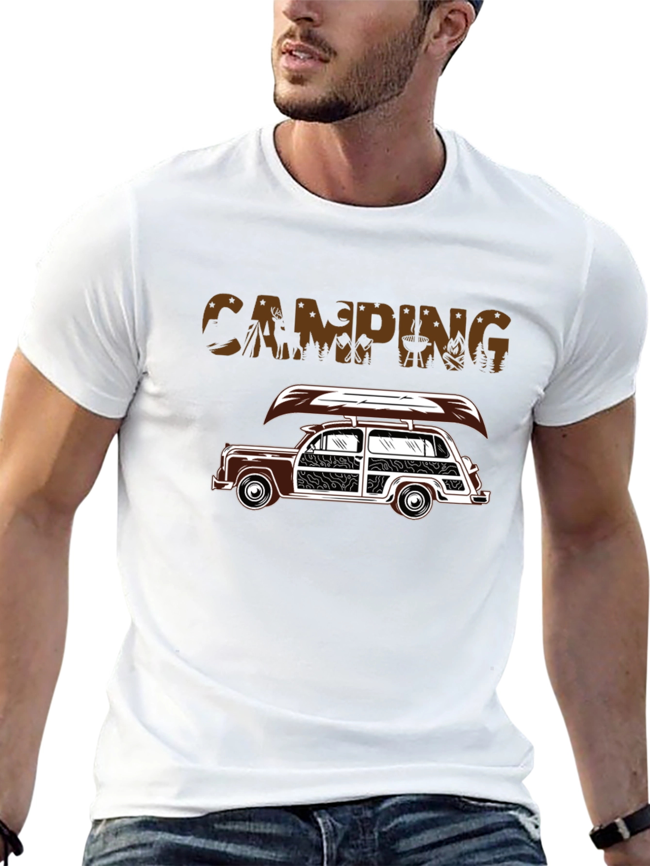 Camping Car T-Shirt - Adventure Ready Style