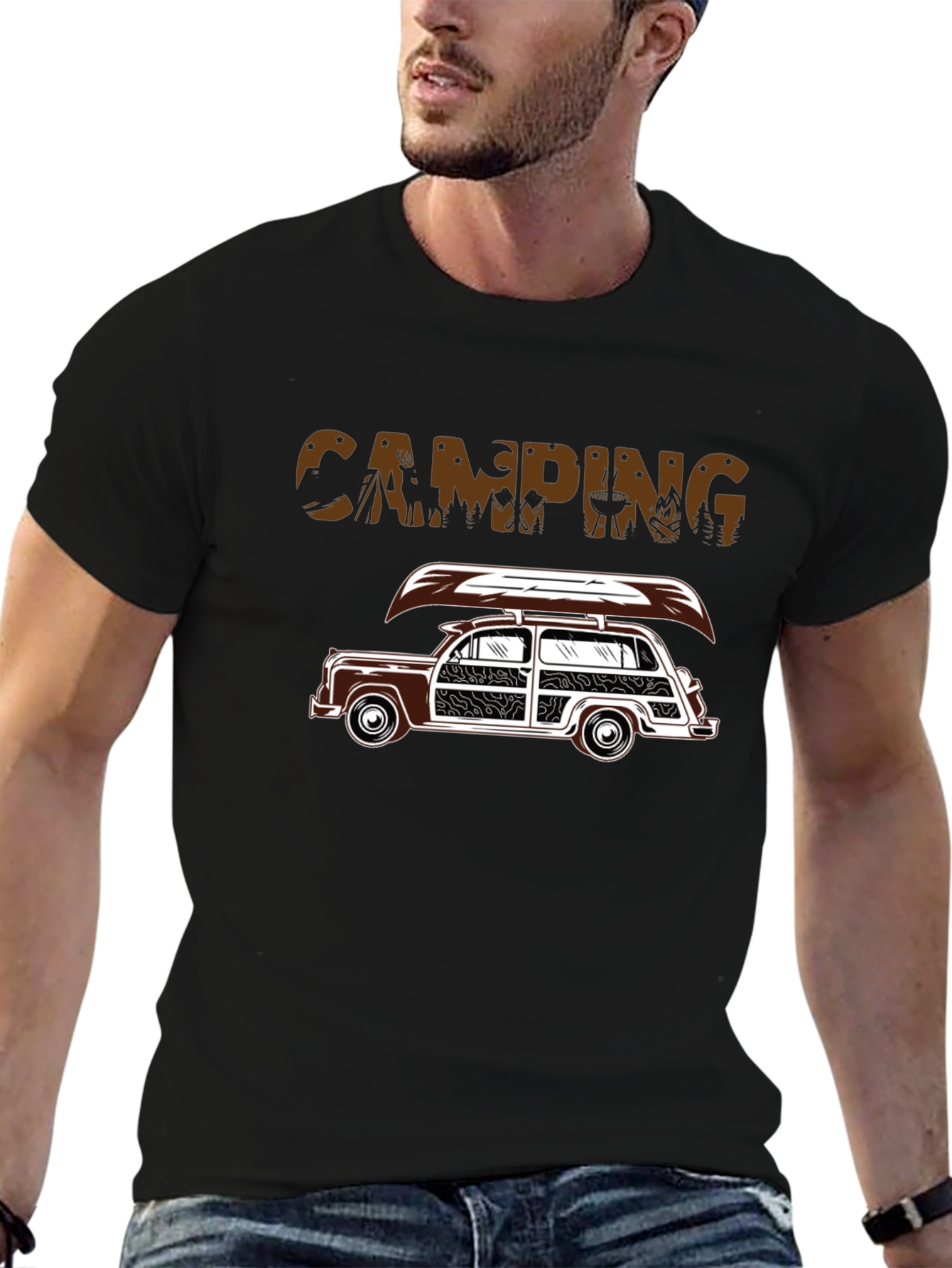 Camping Car T-Shirt - Adventure Ready Style
