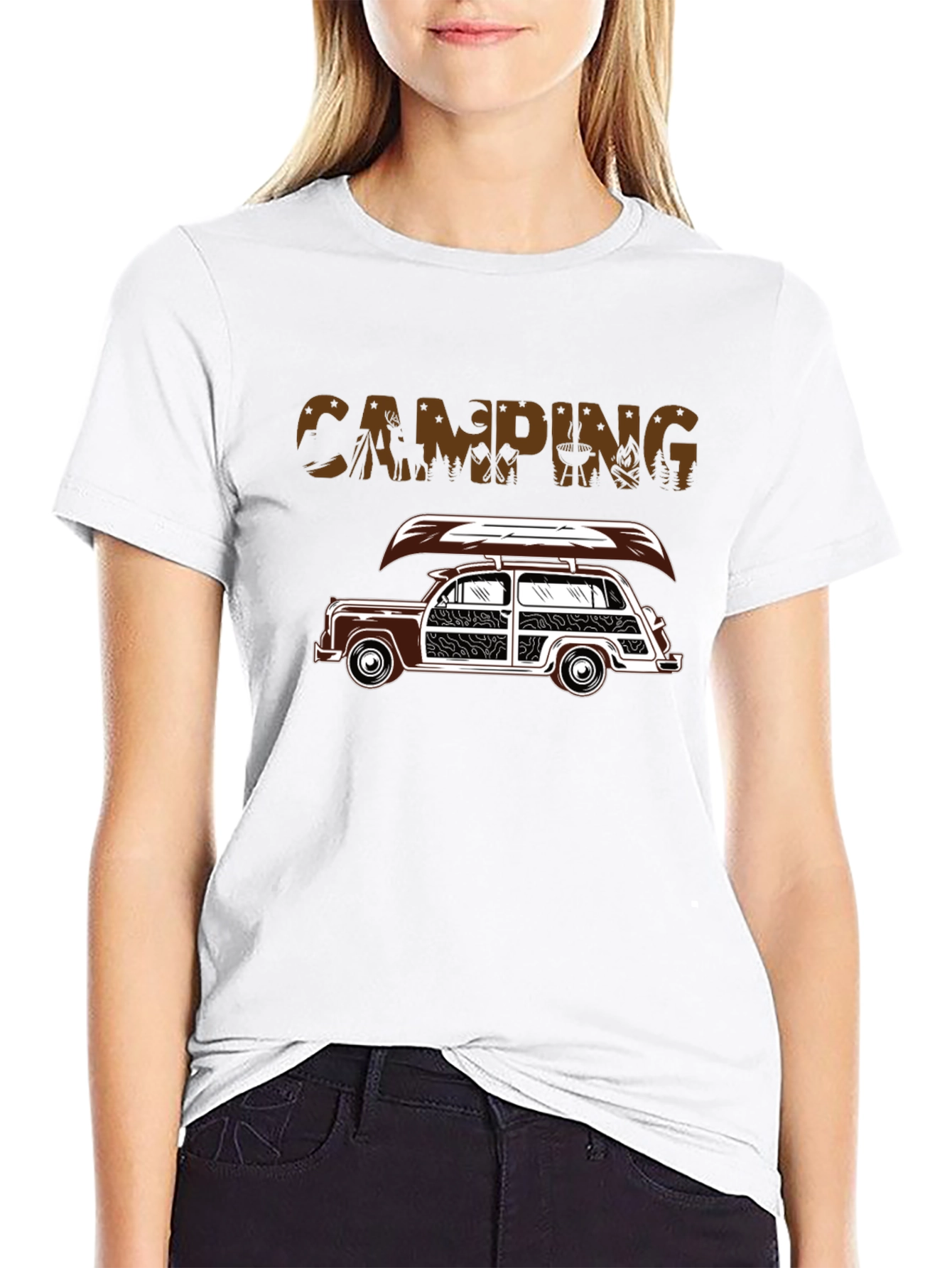 Camping Car T-Shirt - Adventure Ready Style