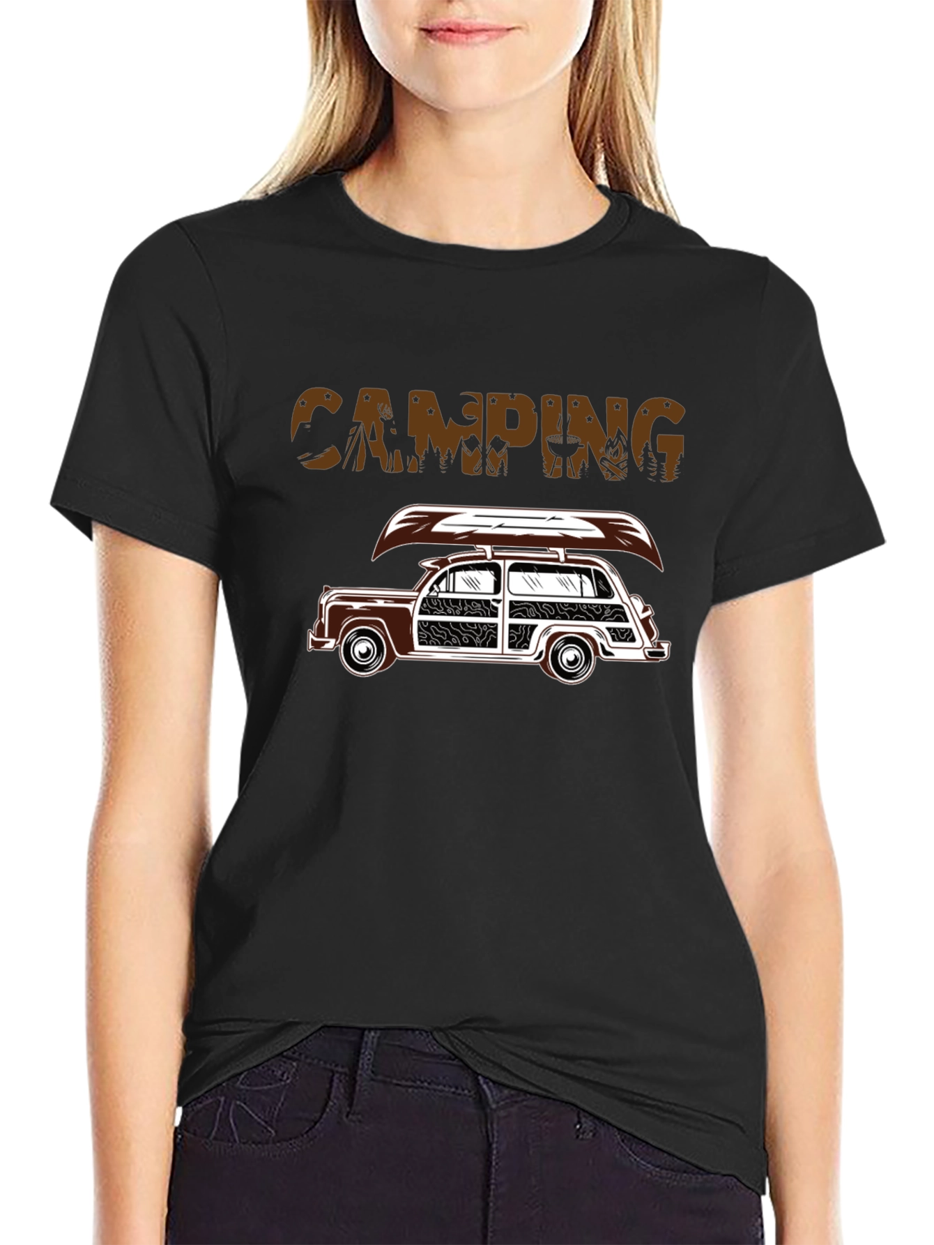Camping Car T-Shirt - Adventure Ready Style