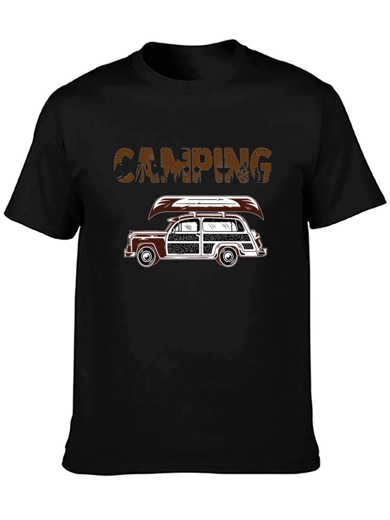 Camping Car T-Shirt - Adventure Ready Style