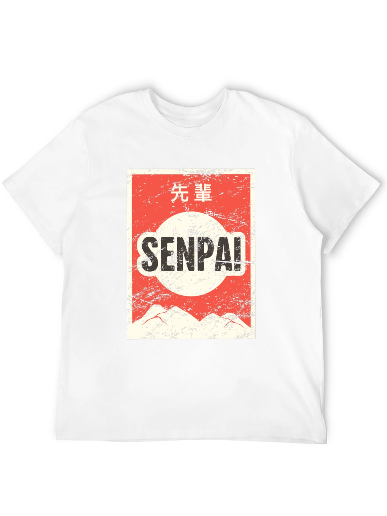Senpai Graphic T-Shirt - Anime Style
