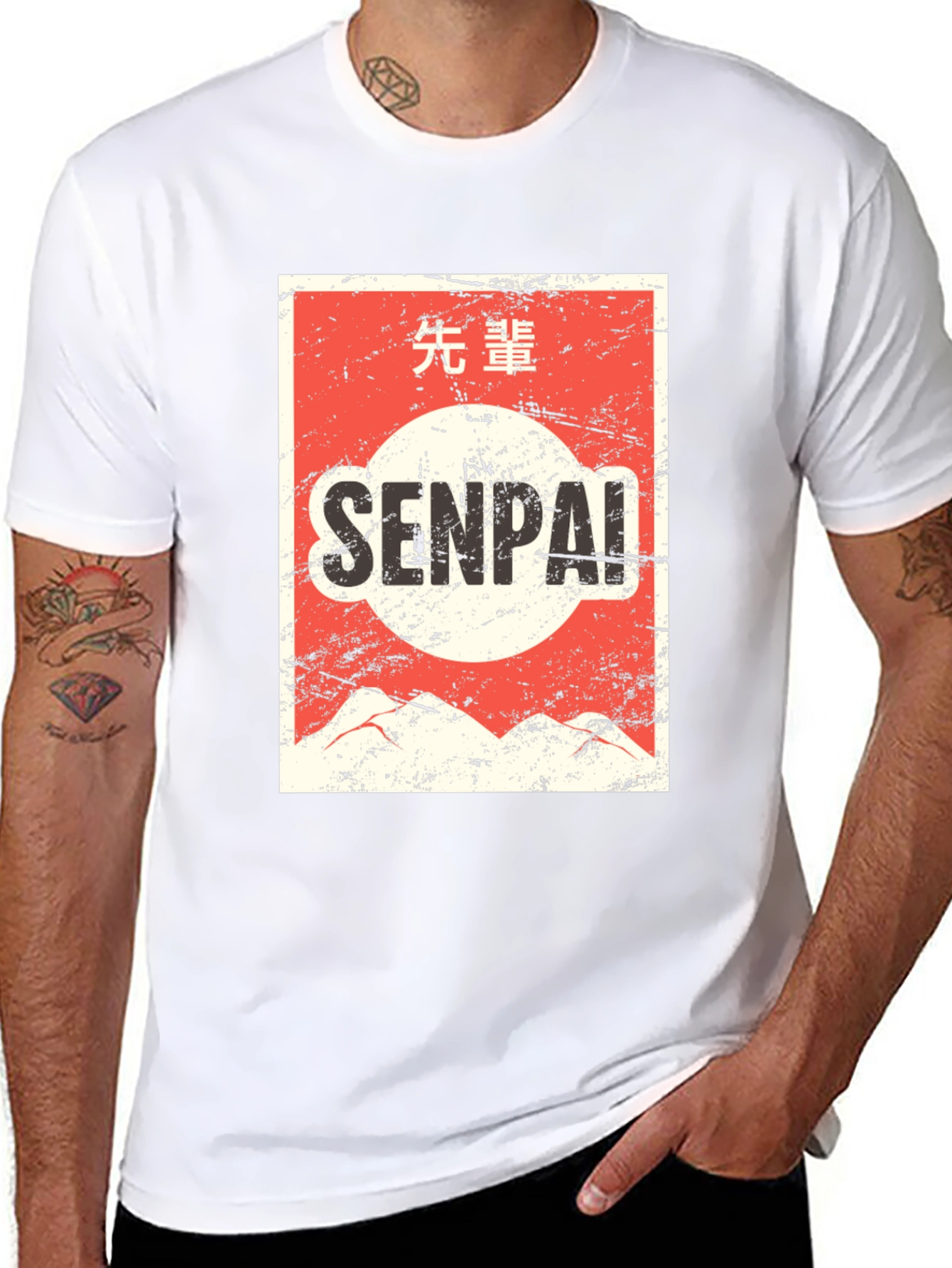 Senpai Graphic T-Shirt - Anime Style