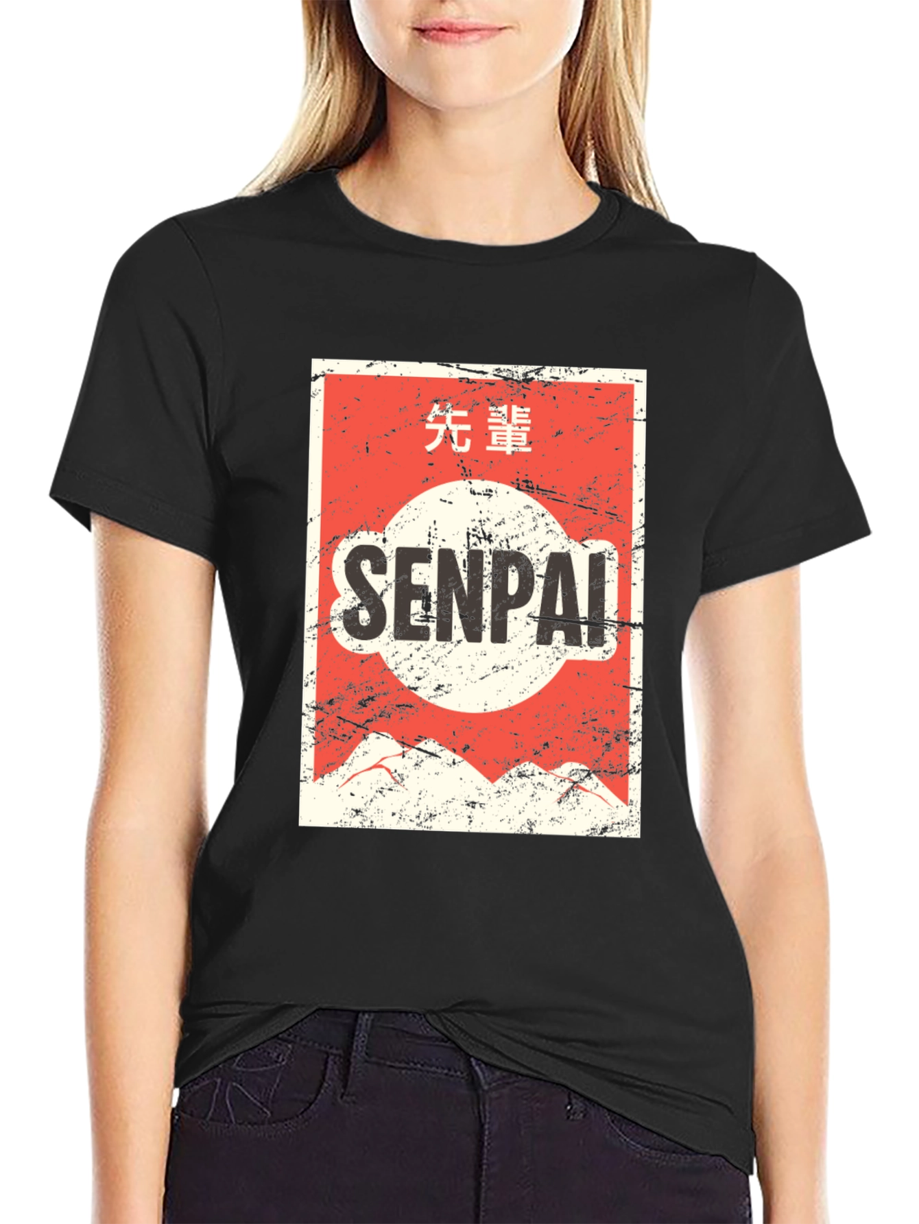 Senpai Graphic T-Shirt - Anime Style