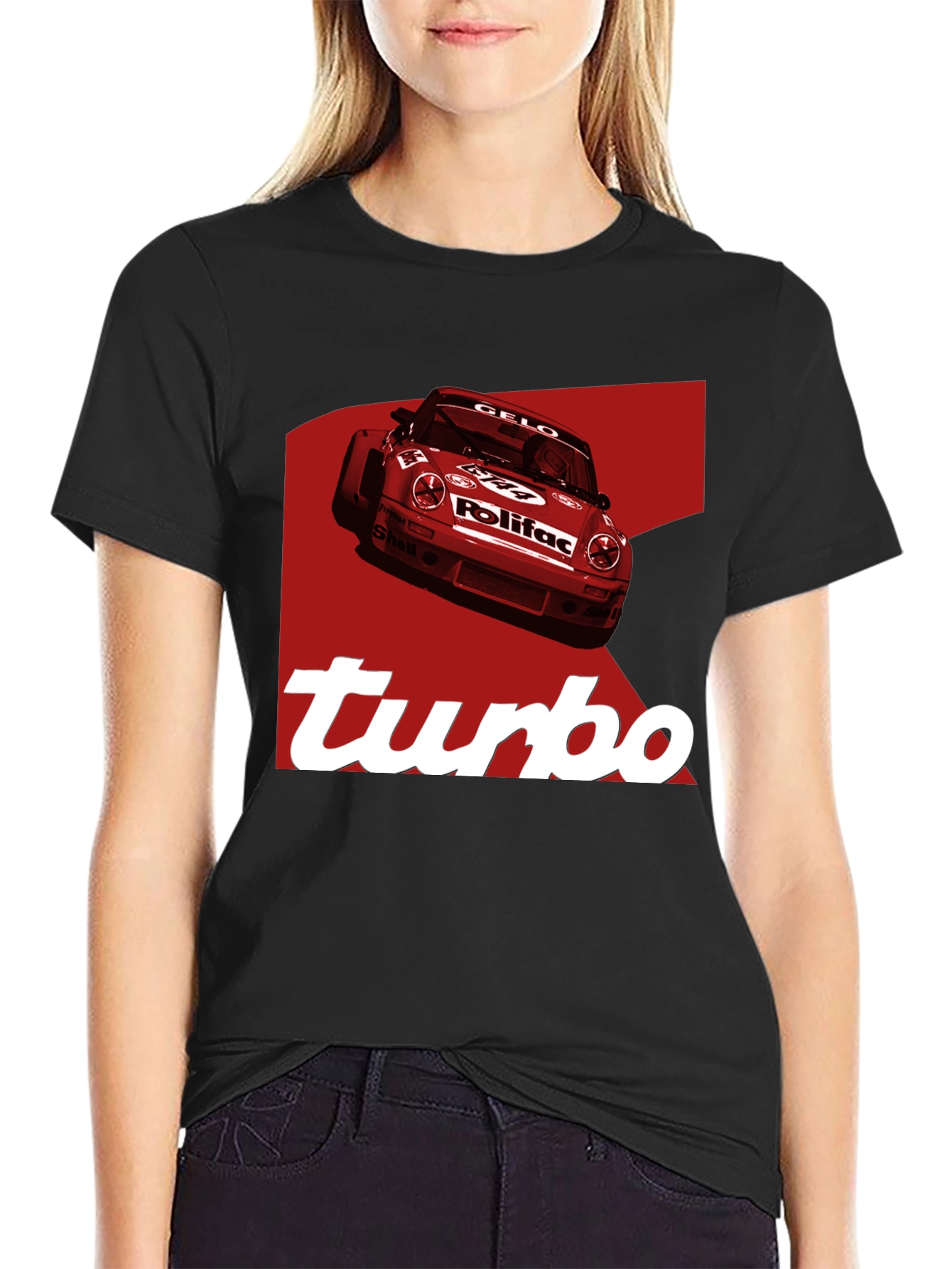 Turbo Car Graphic Tee - Black