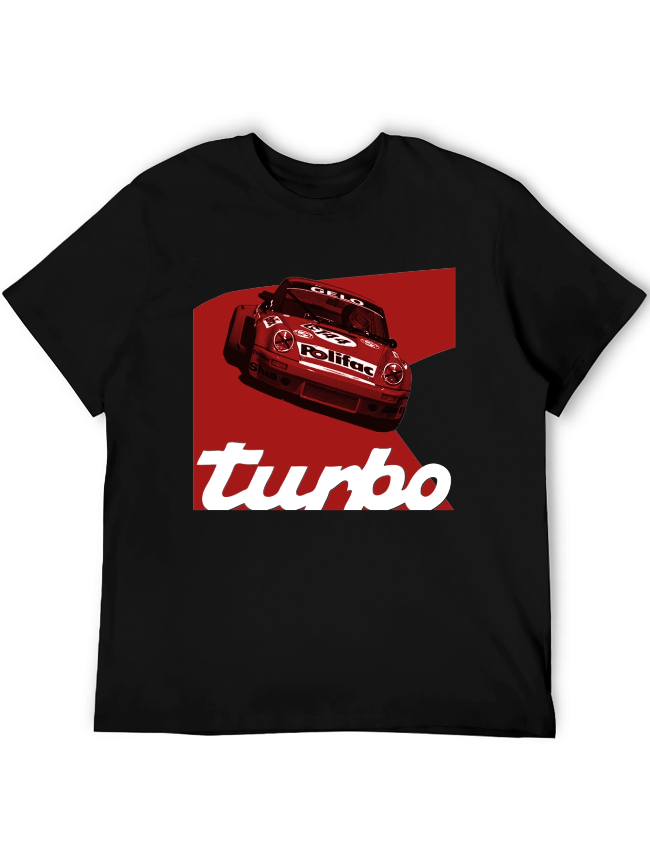 Turbo Car Graphic Tee - Black