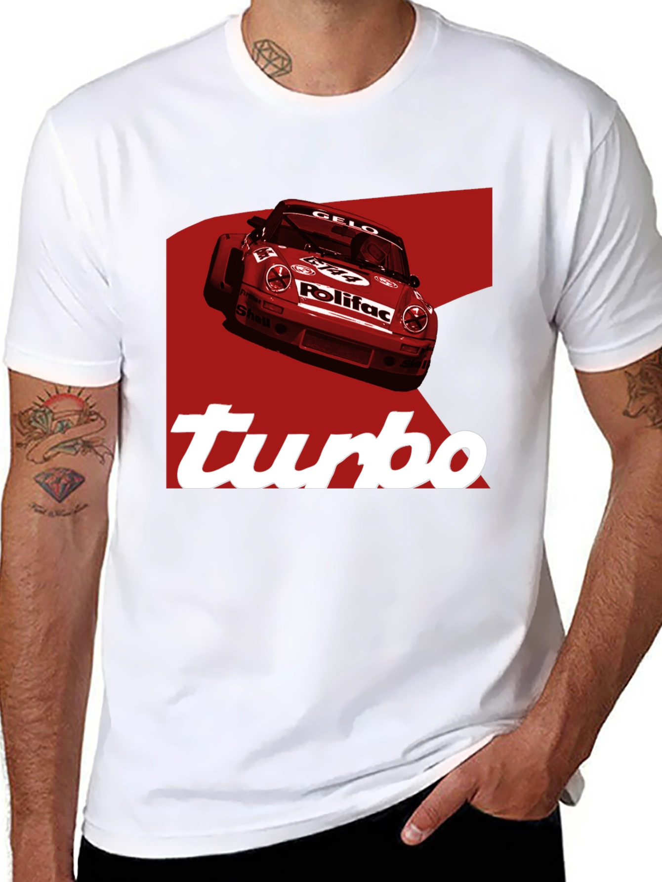 Turbo Car Graphic Tee - Black