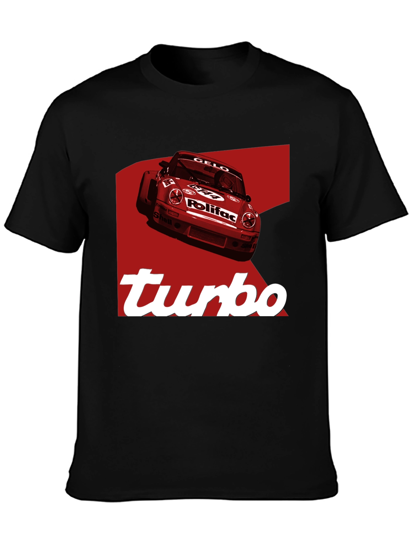 Turbo Car Graphic Tee - Black