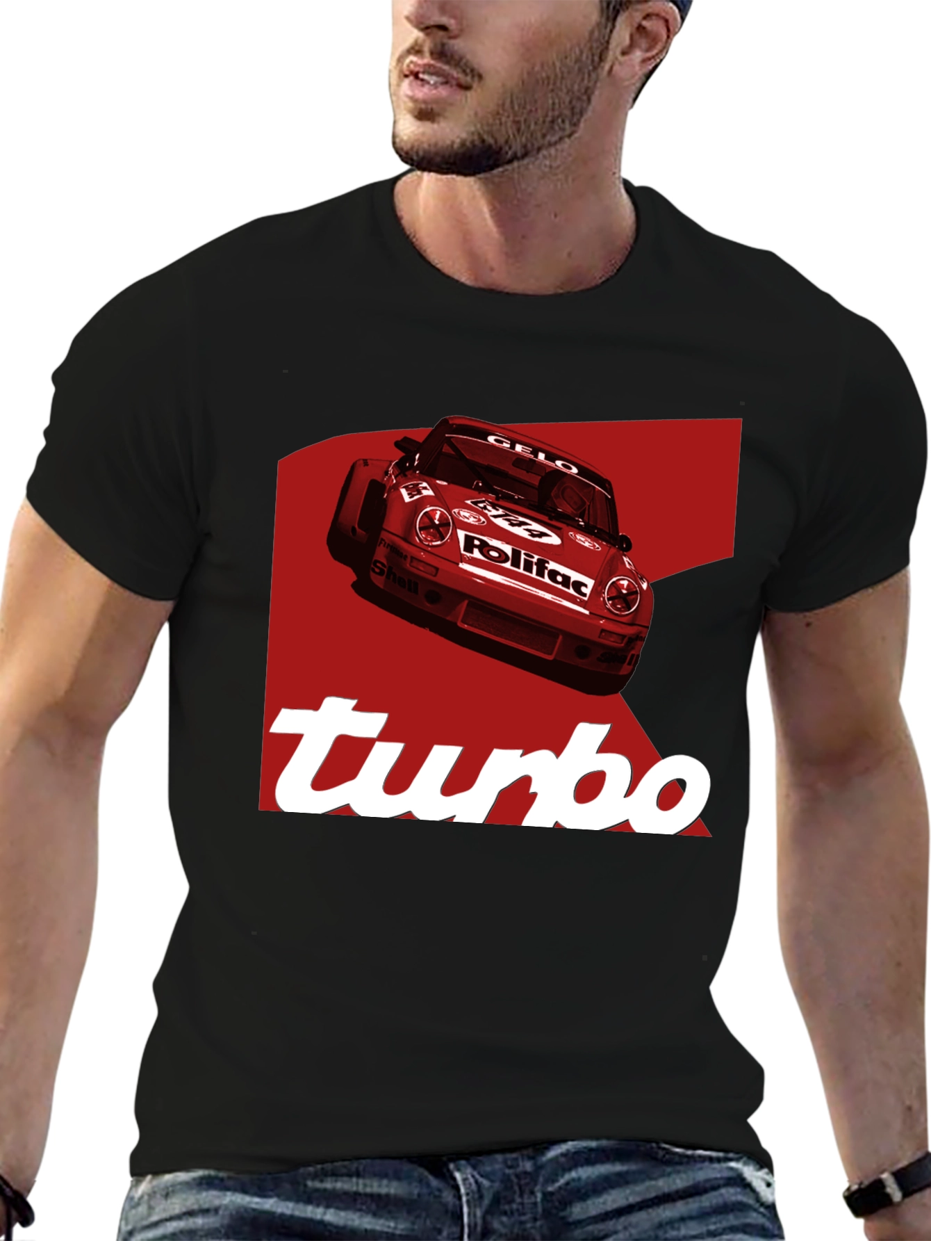 Turbo Car Graphic Tee - Black