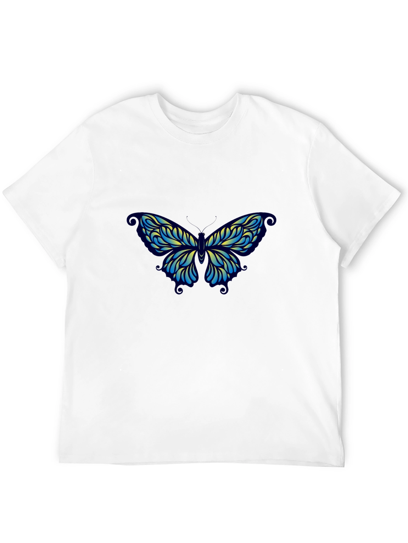 Butterfly Graphic Black T-Shirt - Stylish & Comfortable