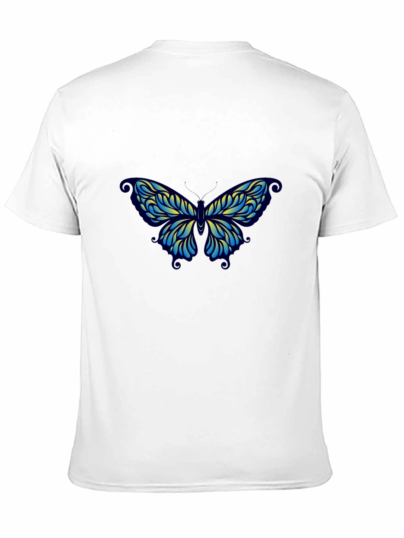 Butterfly Graphic Black T-Shirt - Stylish & Comfortable
