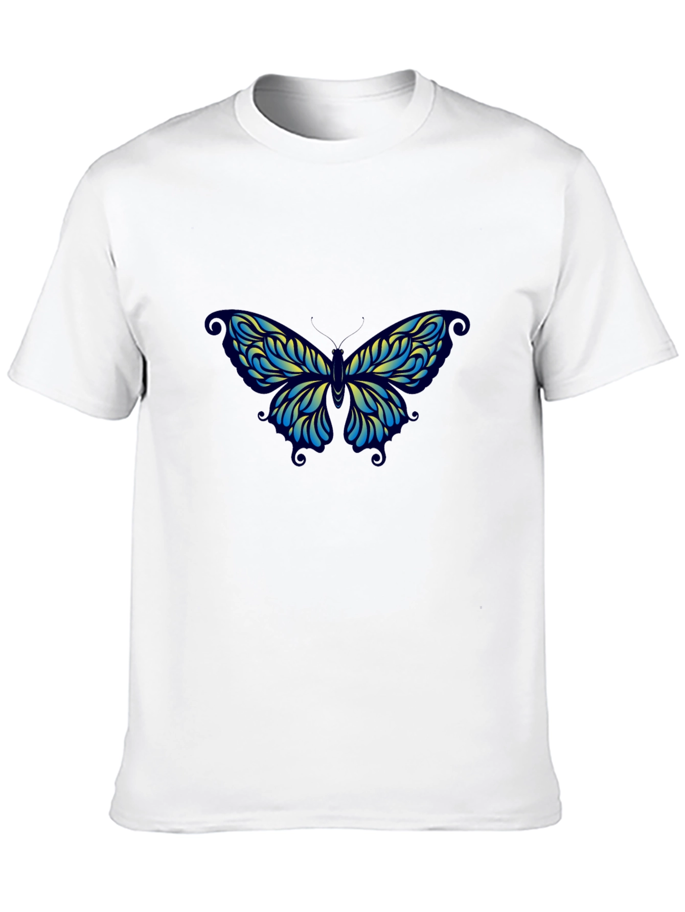 Butterfly Graphic Black T-Shirt - Stylish & Comfortable