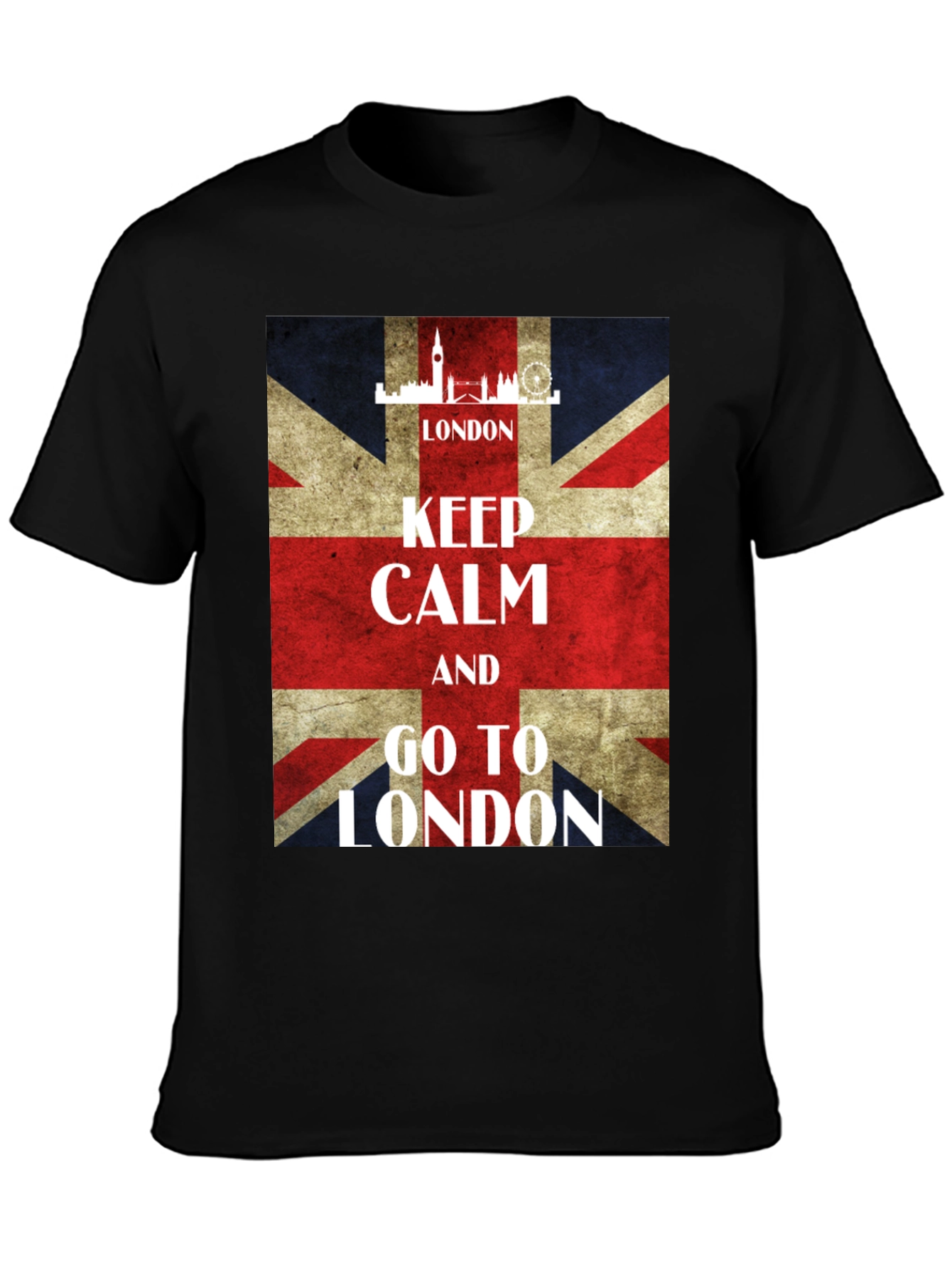 Keep Calm Go To London Graphic Tee
