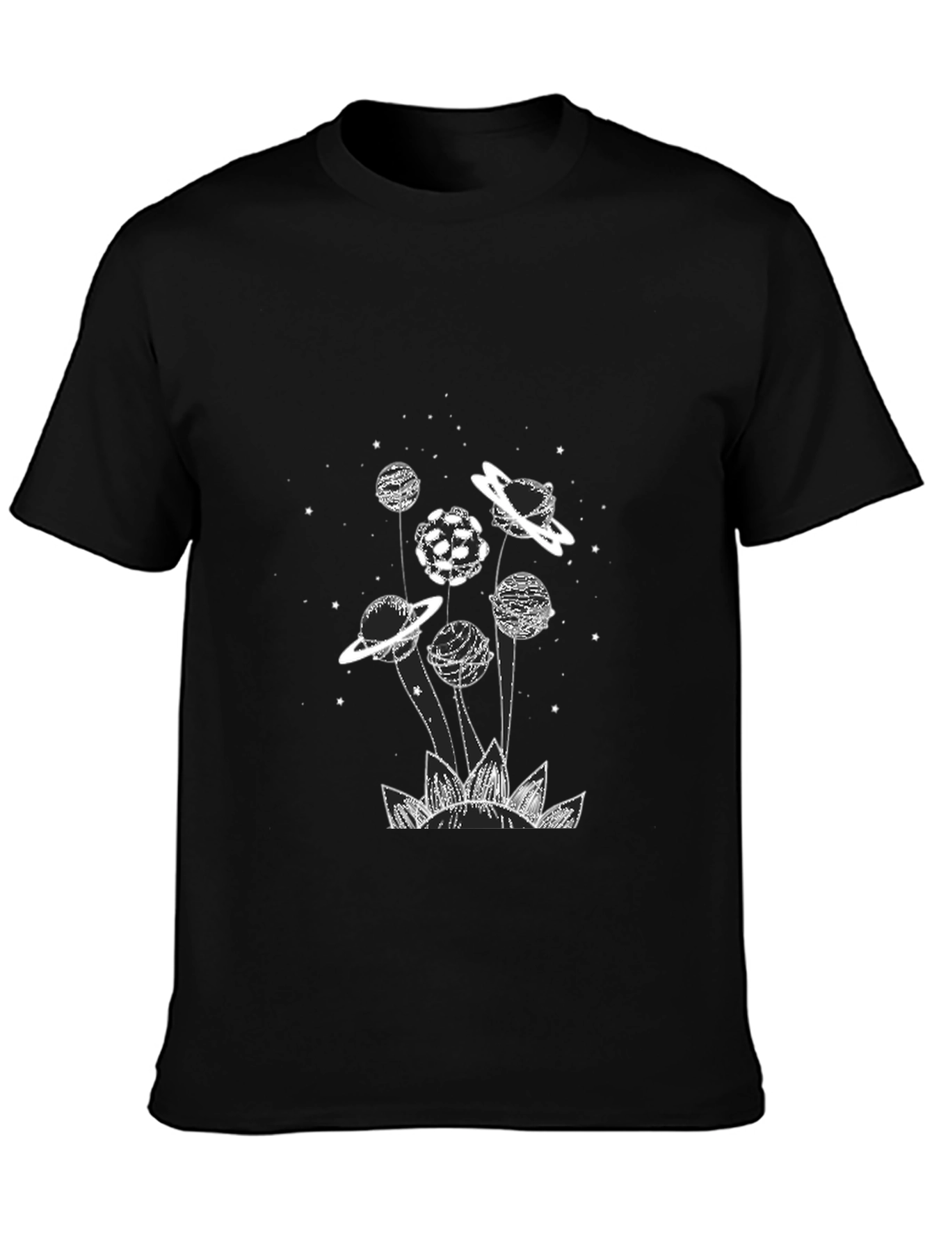 Planetary Dreams Graphic Tee - Black