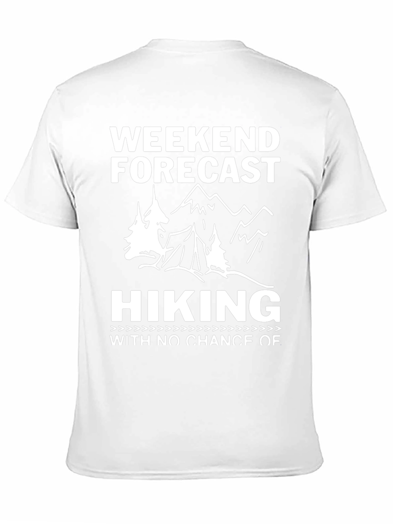 Weekend Hiking Forecast Graphic Tee