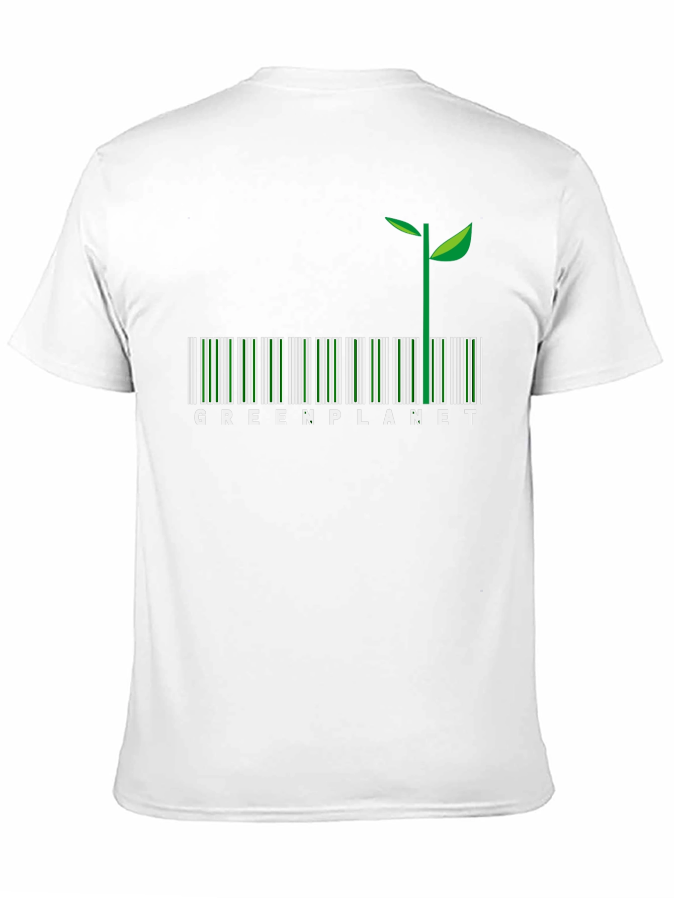 Green Planet Barcode T-Shirt
