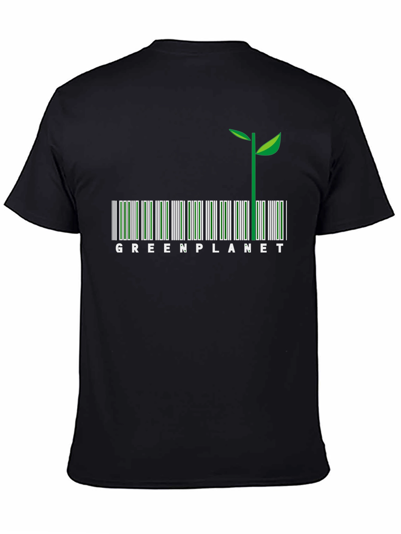Green Planet Barcode T-Shirt