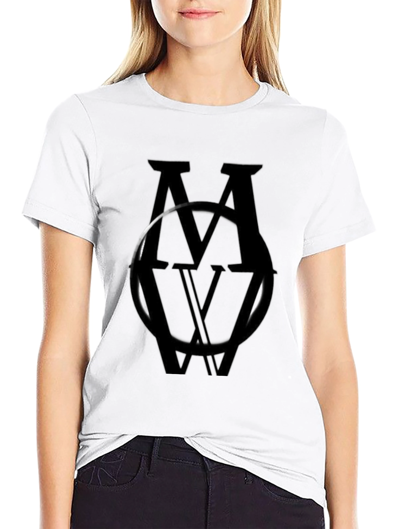 Monochromatic MV Logo Black T-Shirt