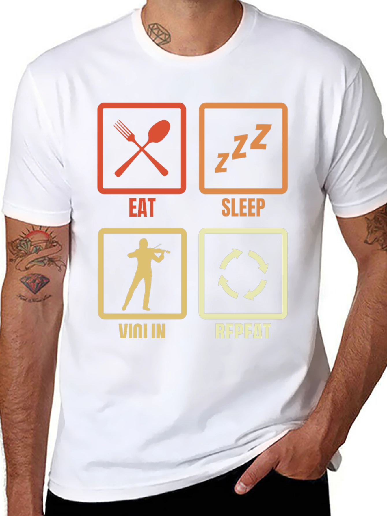 Eat Sleep Violin Repeat T-Shirt