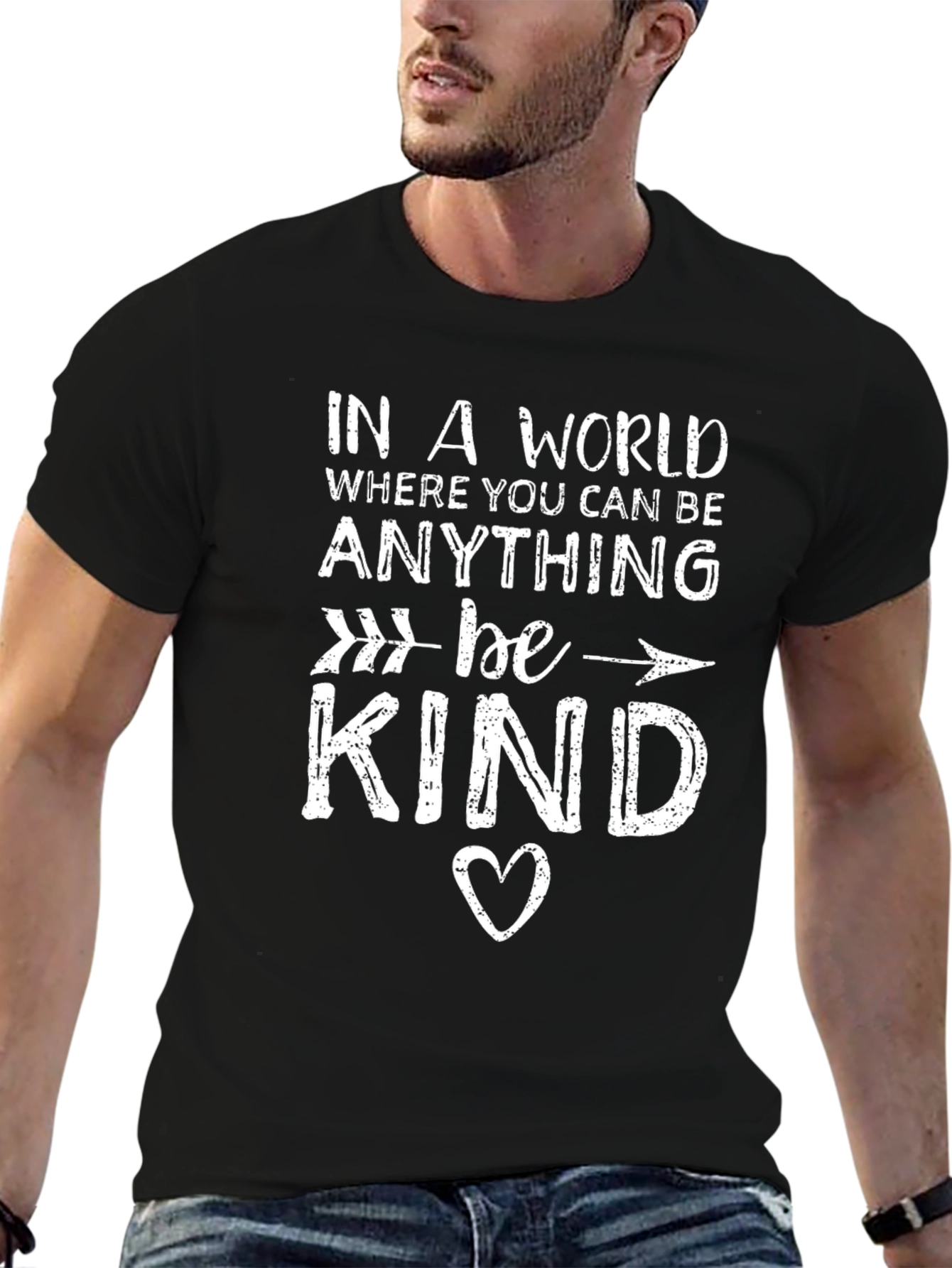 Be Kind Graphic T-Shirt - Black