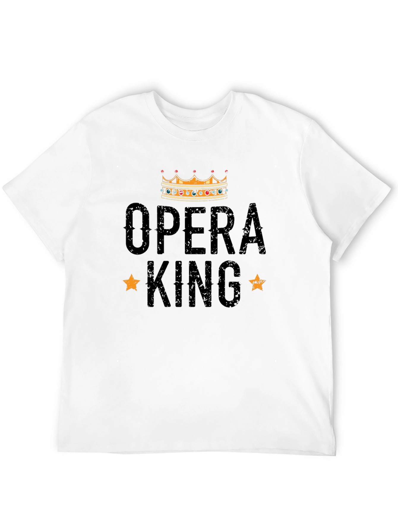 Opera King Black Graphic T-Shirt