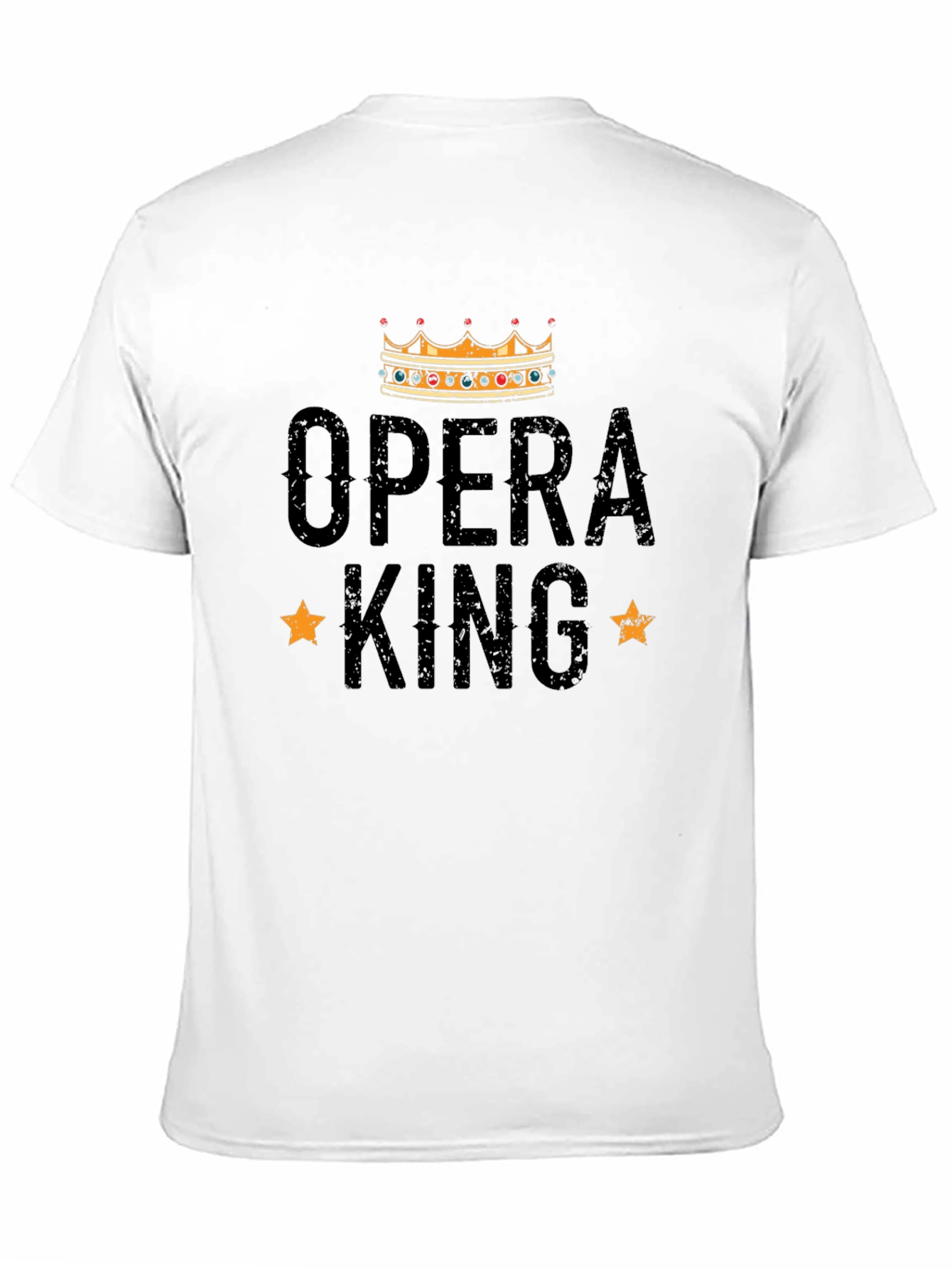Opera King Black Graphic T-Shirt
