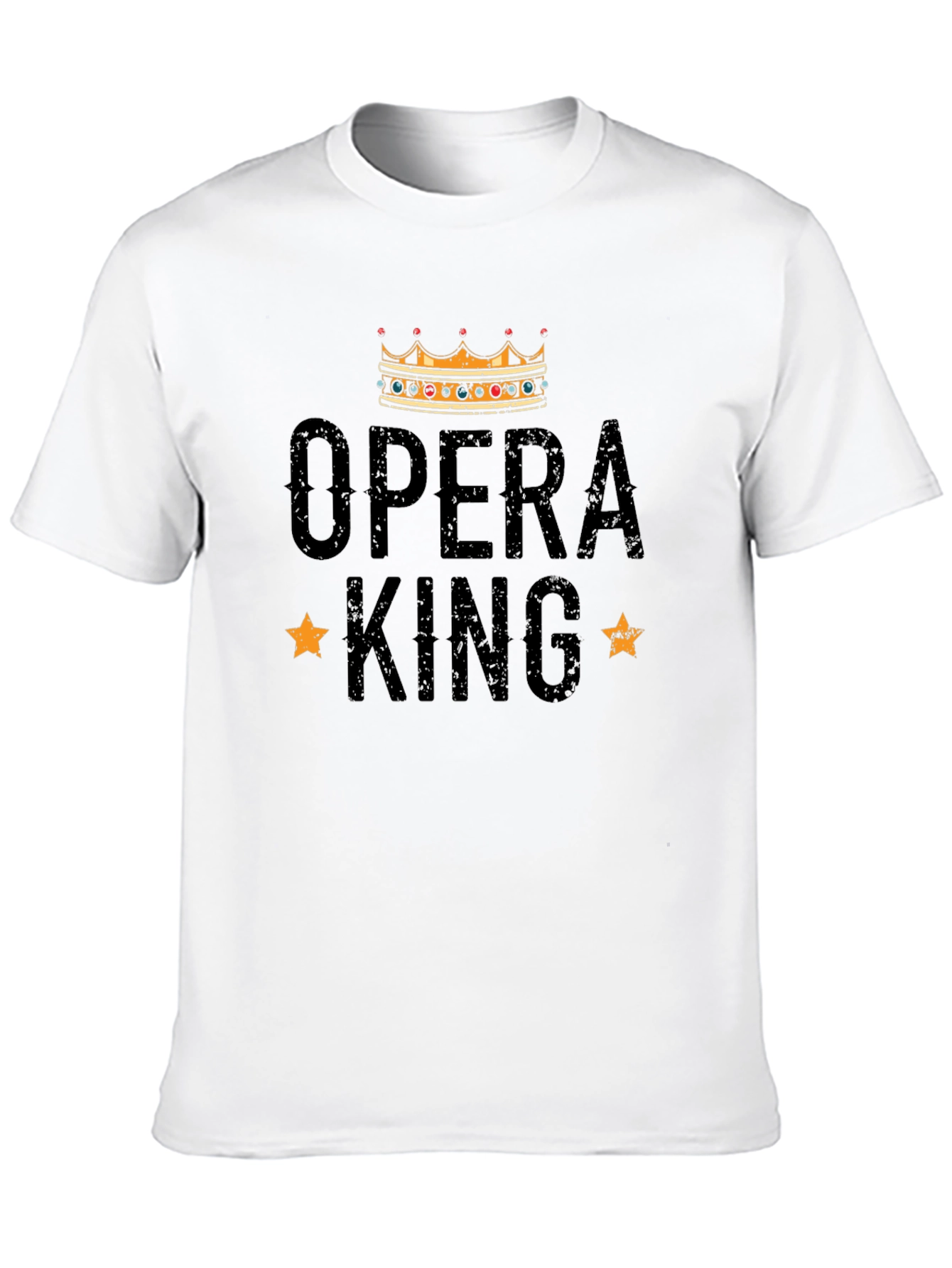 Opera King Black Graphic T-Shirt