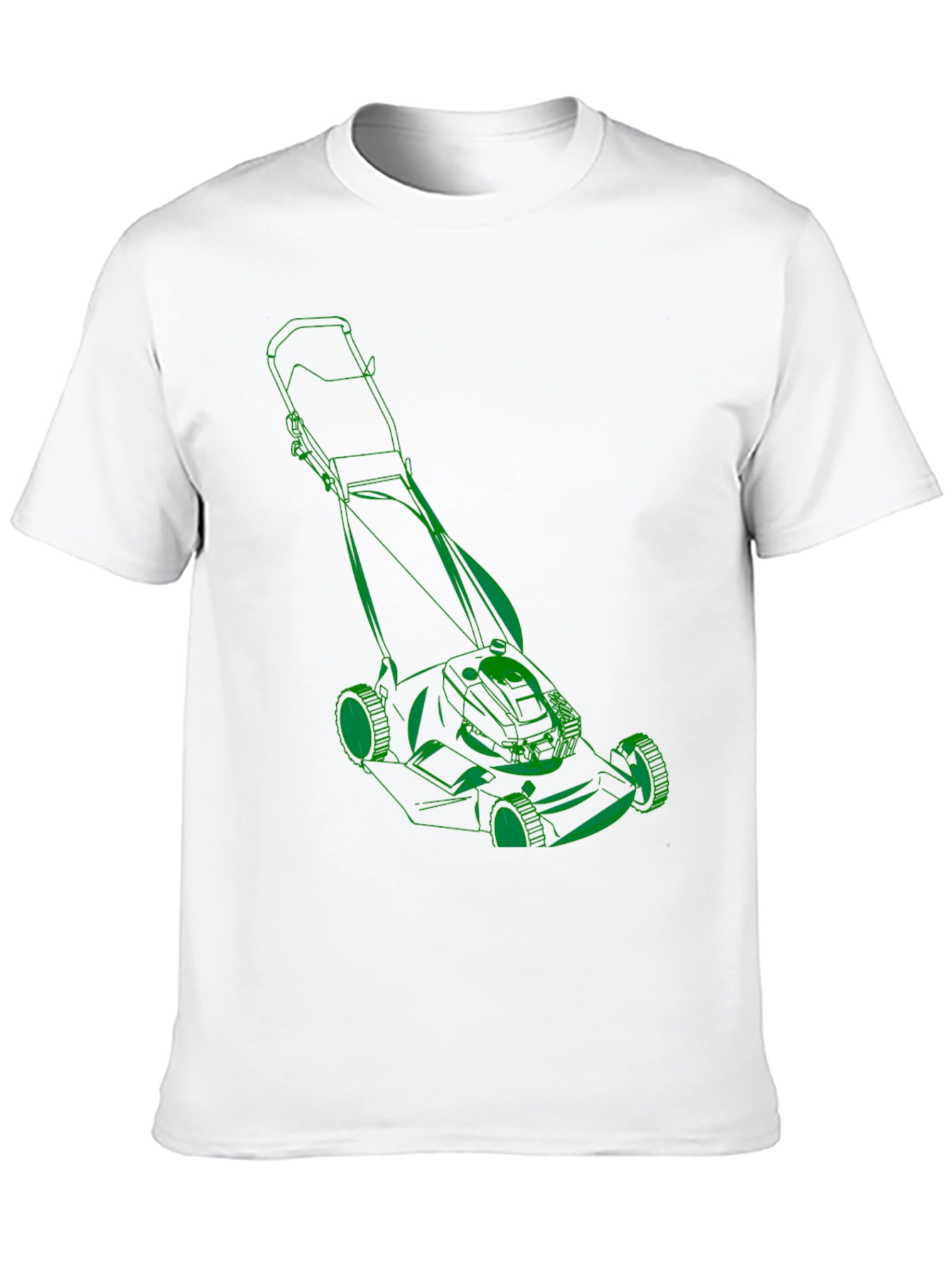Lawn Mower T-Shirt - Graphic Print Tee