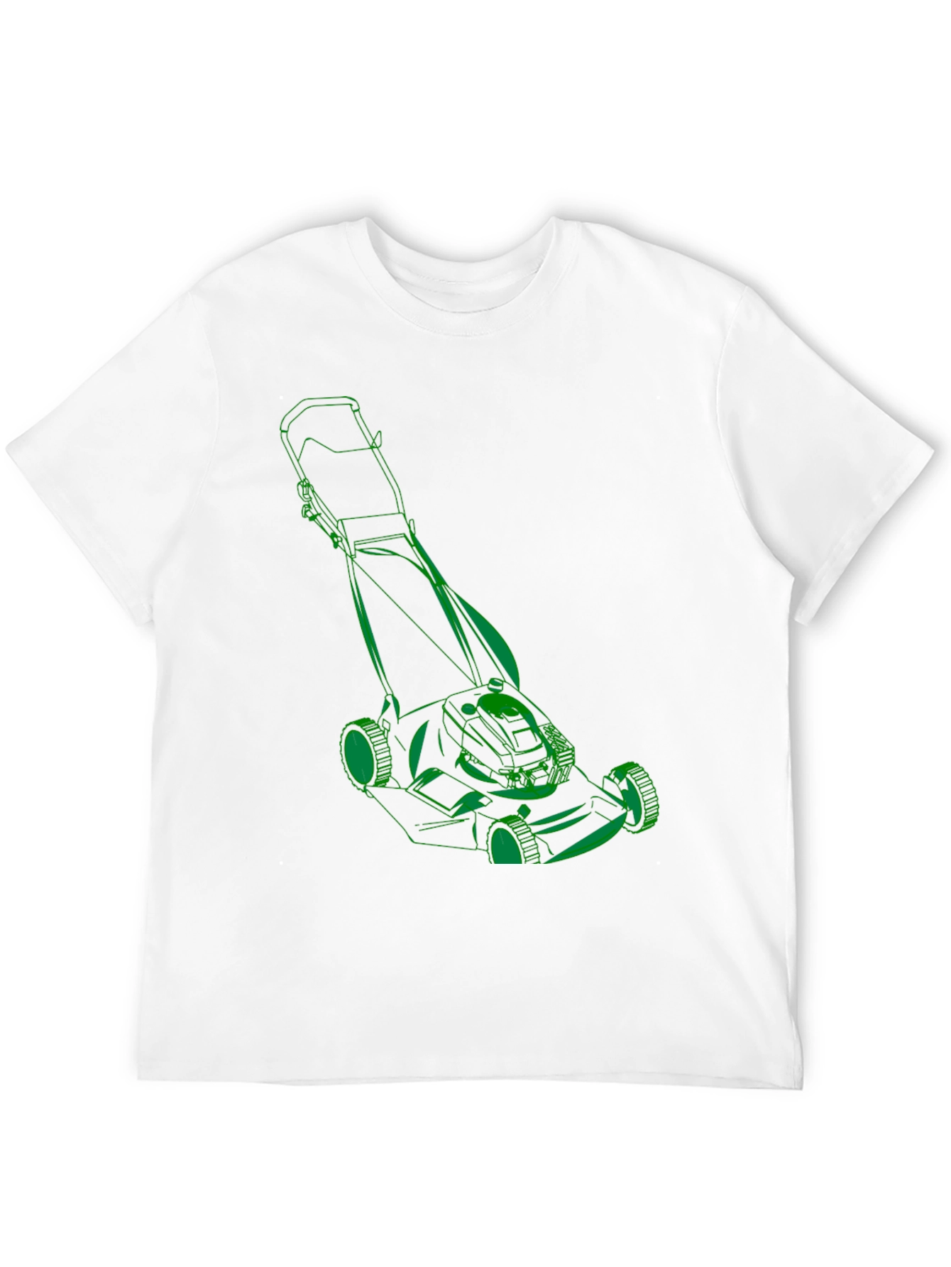 Lawn Mower T-Shirt - Graphic Print Tee