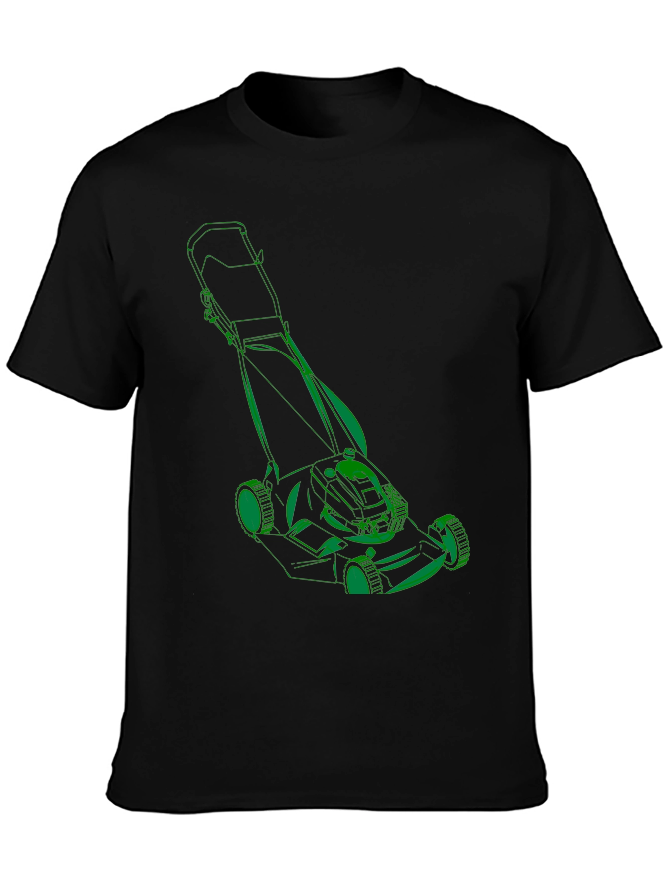 Lawn Mower T-Shirt - Graphic Print Tee